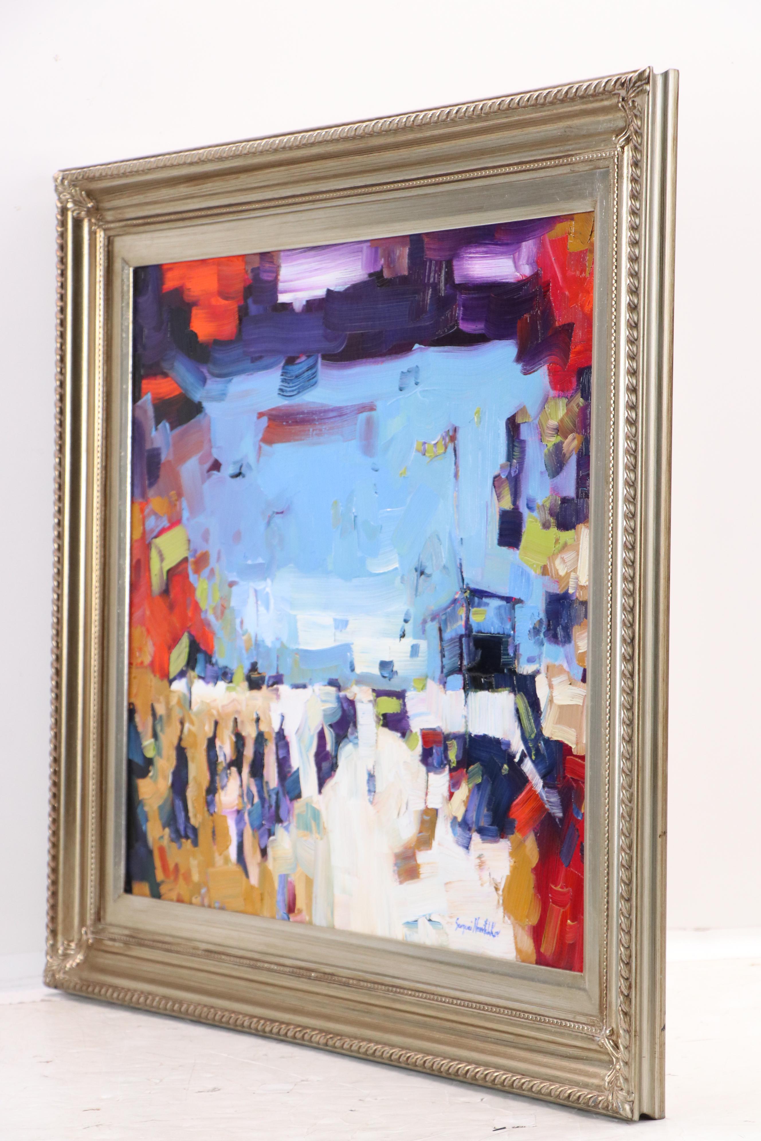 Serguei Novitchkov Oil Painting "Huntington Beach, California," 2025