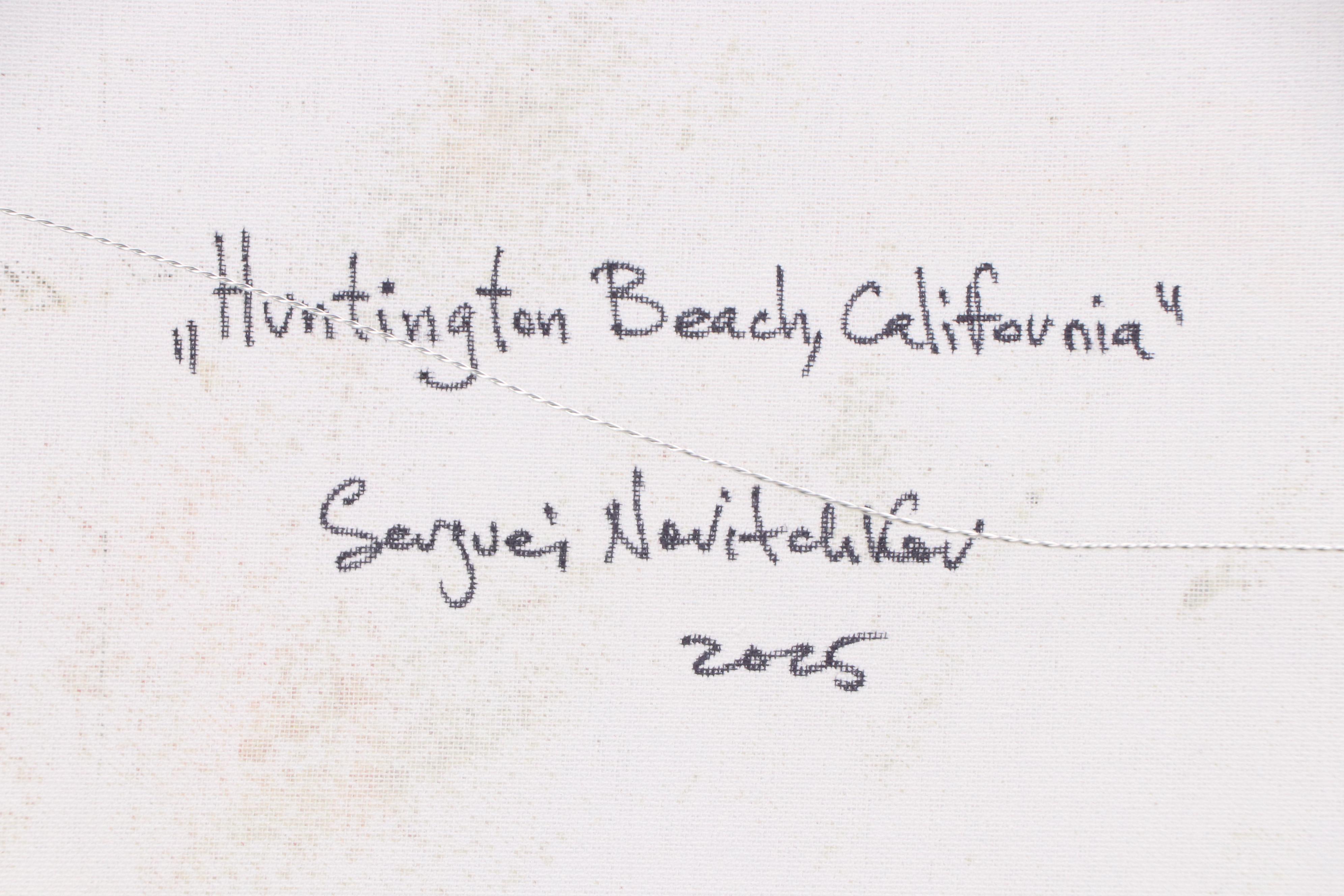 Serguei Novitchkov Oil Painting "Huntington Beach, California," 2025