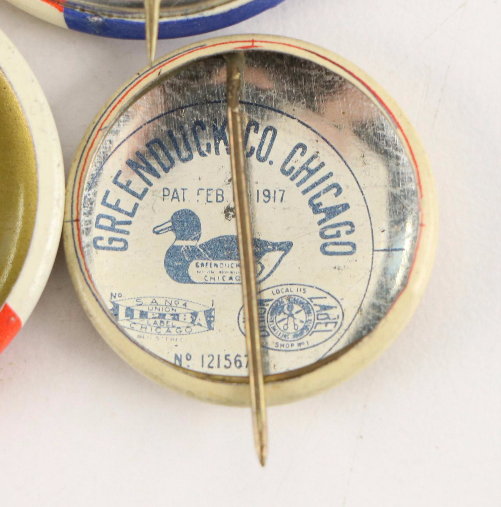 Robert Redford with Other Political Campaign Pinbacks, 1960s