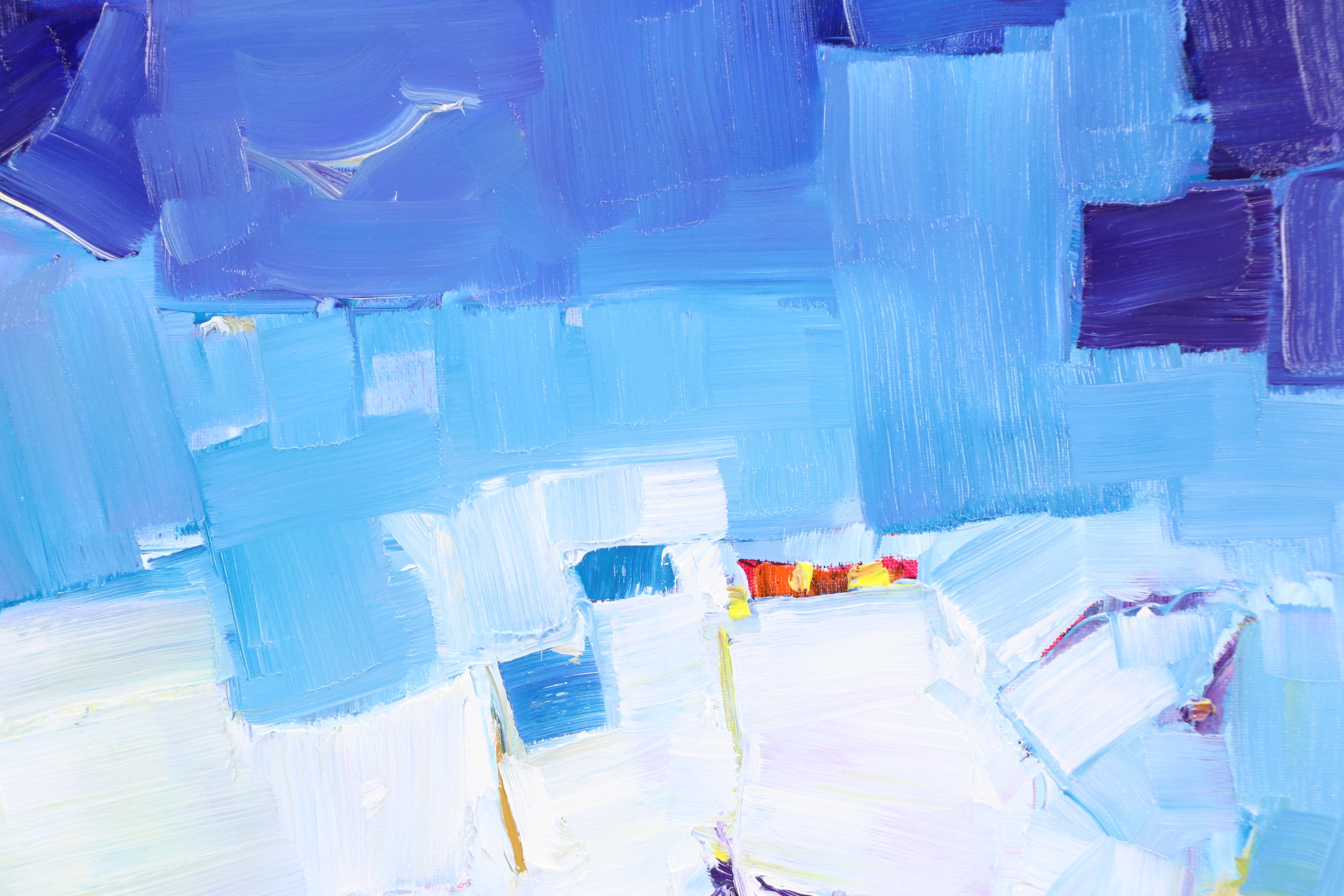 Serguei Novitchkov Oil Painting "Long Beach, California," 2025