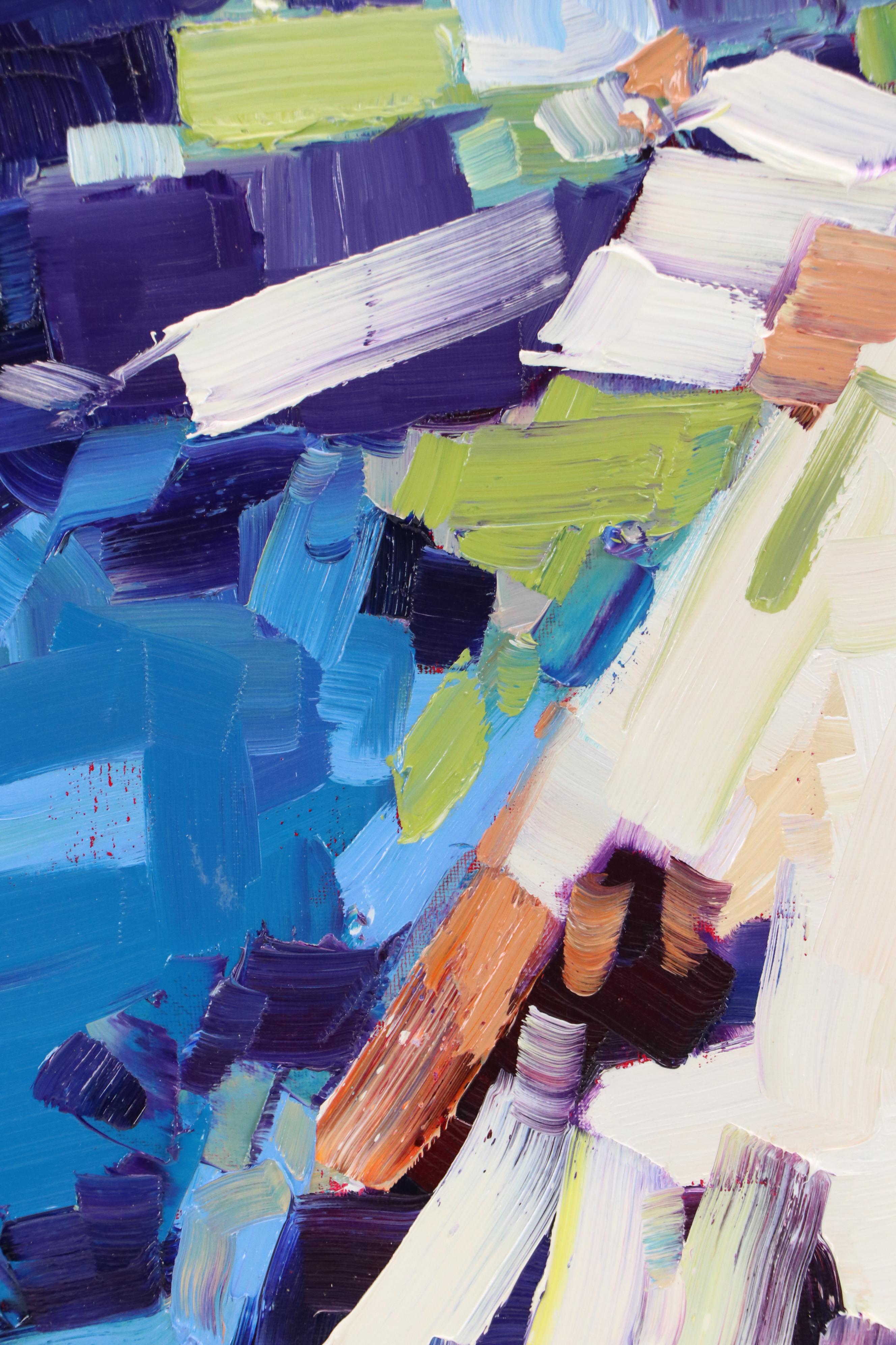 Serguei Novitchkov Oil Painting "Through Frequencies," 2025