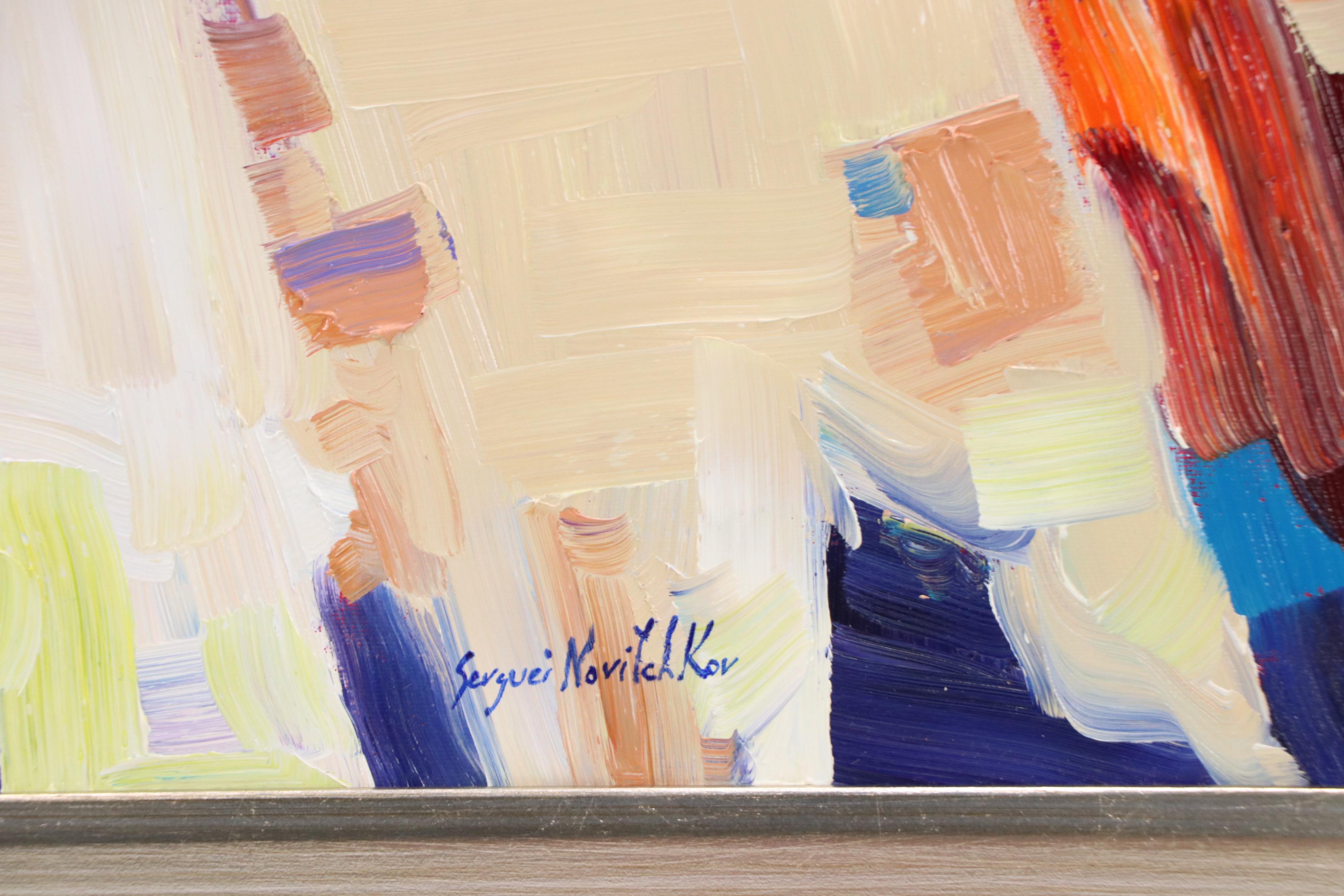 Serguei Novitchkov Oil Painting "Through Frequencies," 2025