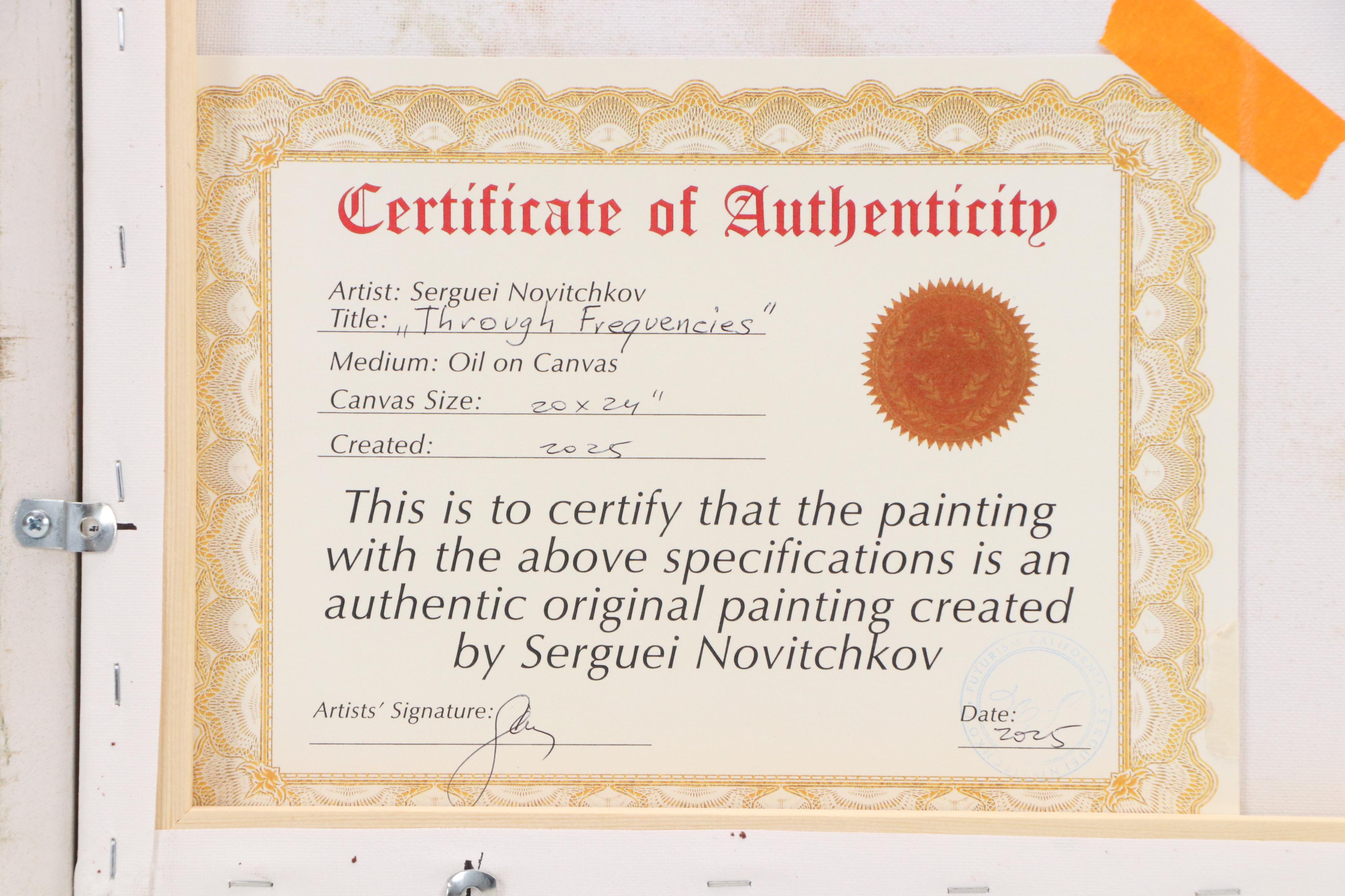 Serguei Novitchkov Oil Painting "Through Frequencies," 2025
