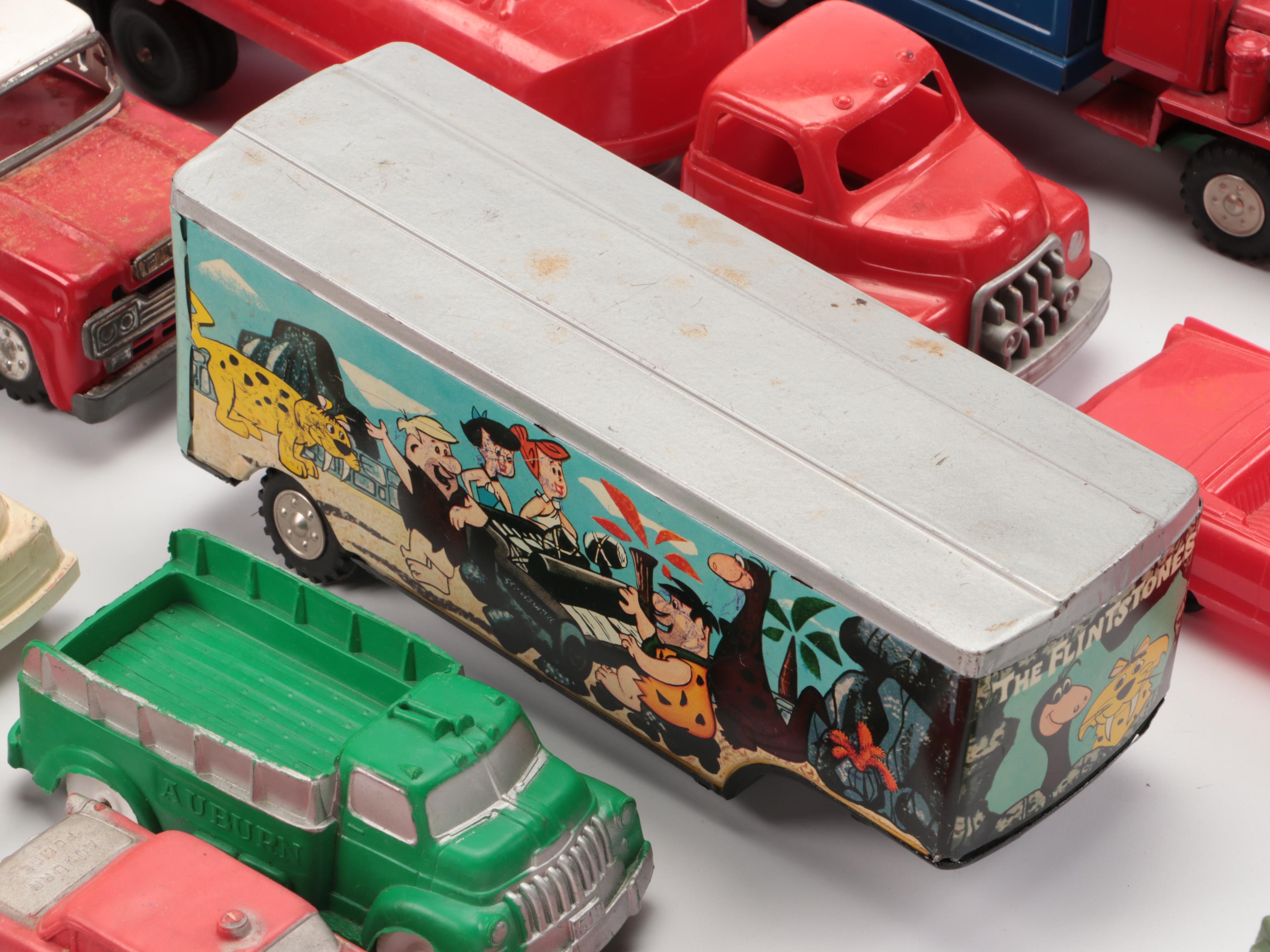 Hubley Kiddie Plastic Tanker and More Toy Cars