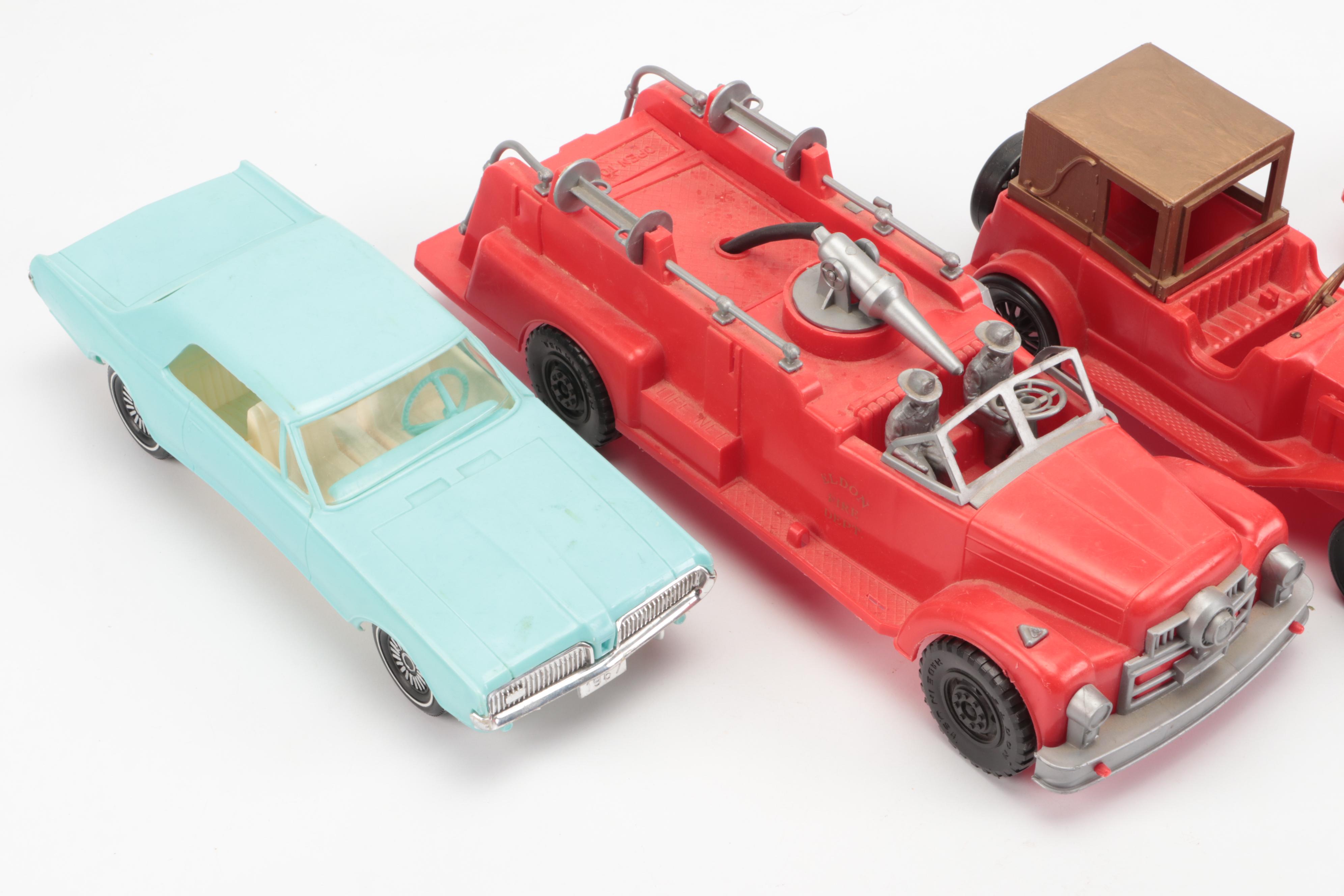 Hubley Kiddie Plastic Tanker and More Toy Cars