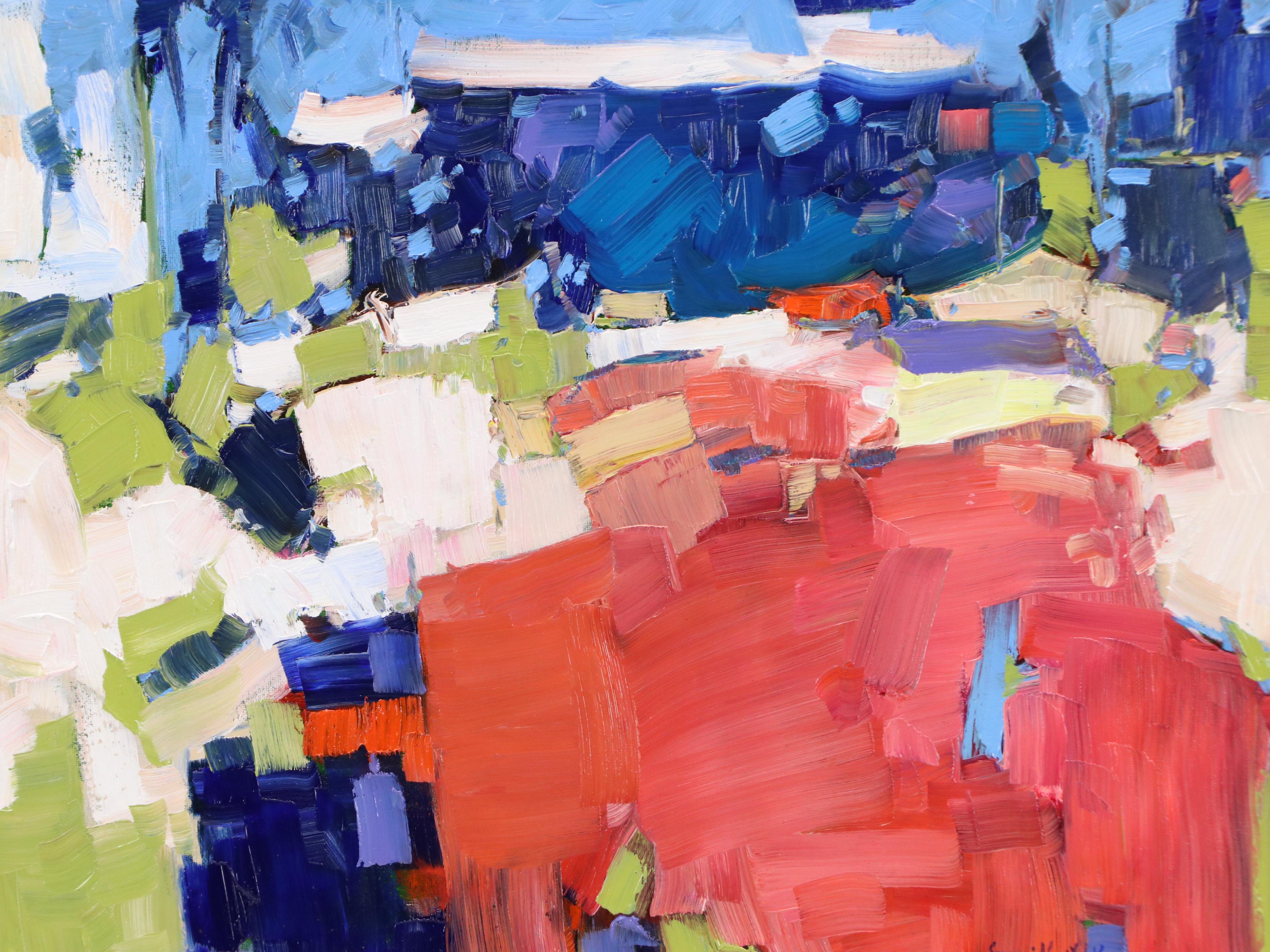 Serguei Novitchkov Oil Painting "Provence at Dark," 2025