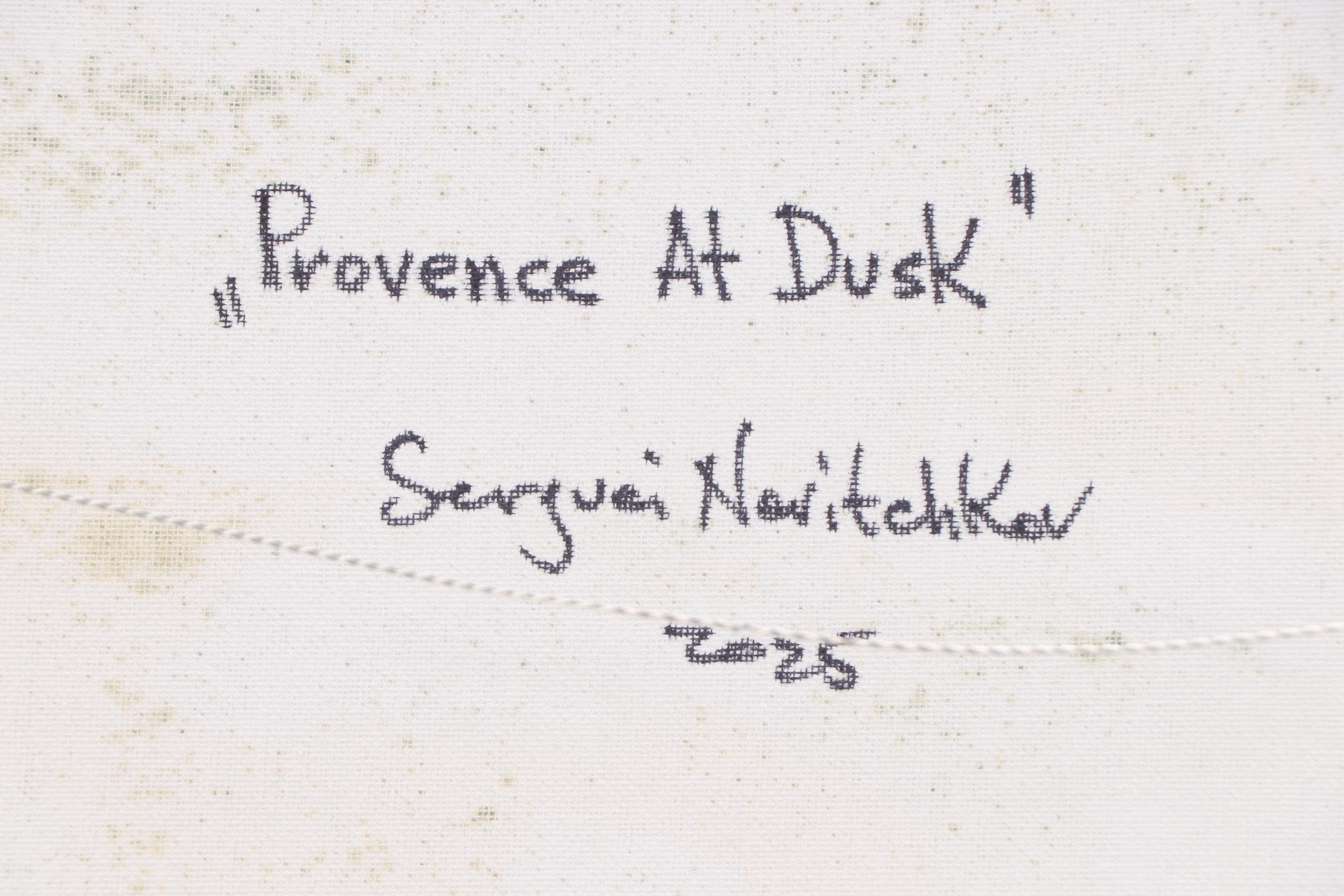 Serguei Novitchkov Oil Painting "Provence at Dark," 2025