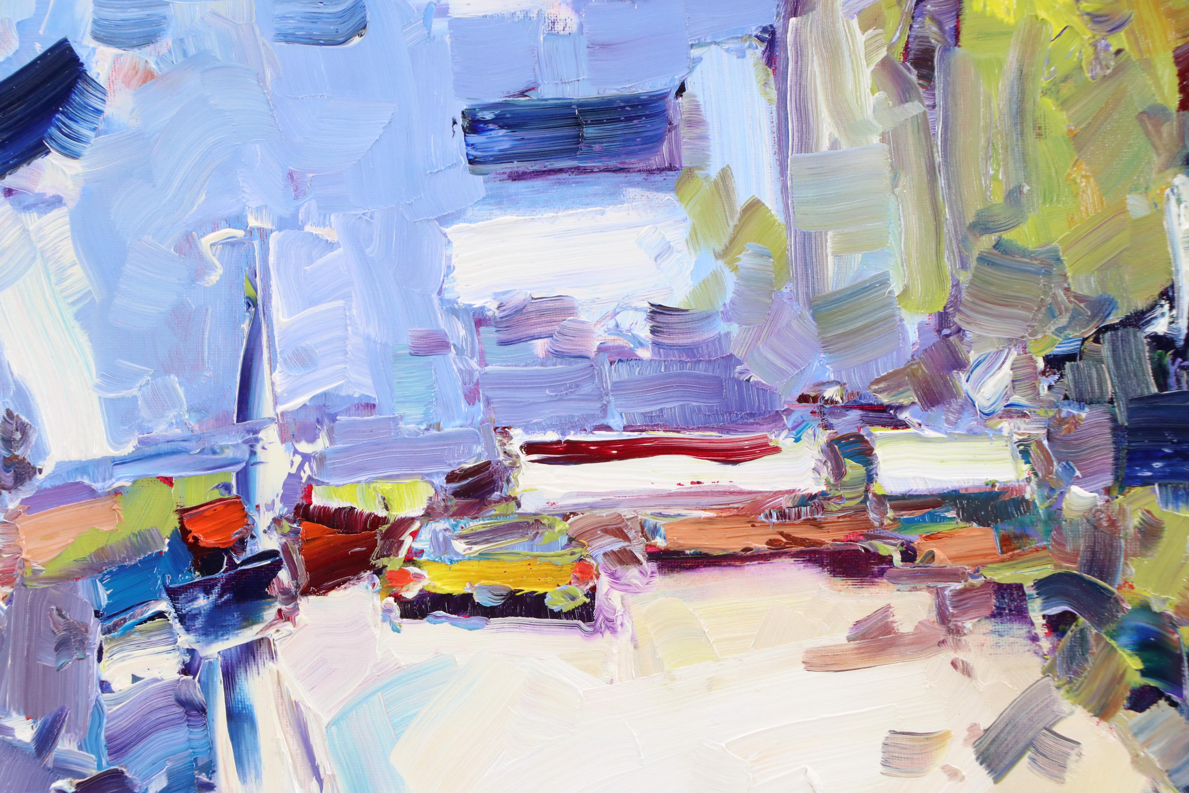 Serguei Novitchkov Oil Painting "Palm Springs, California," 2025