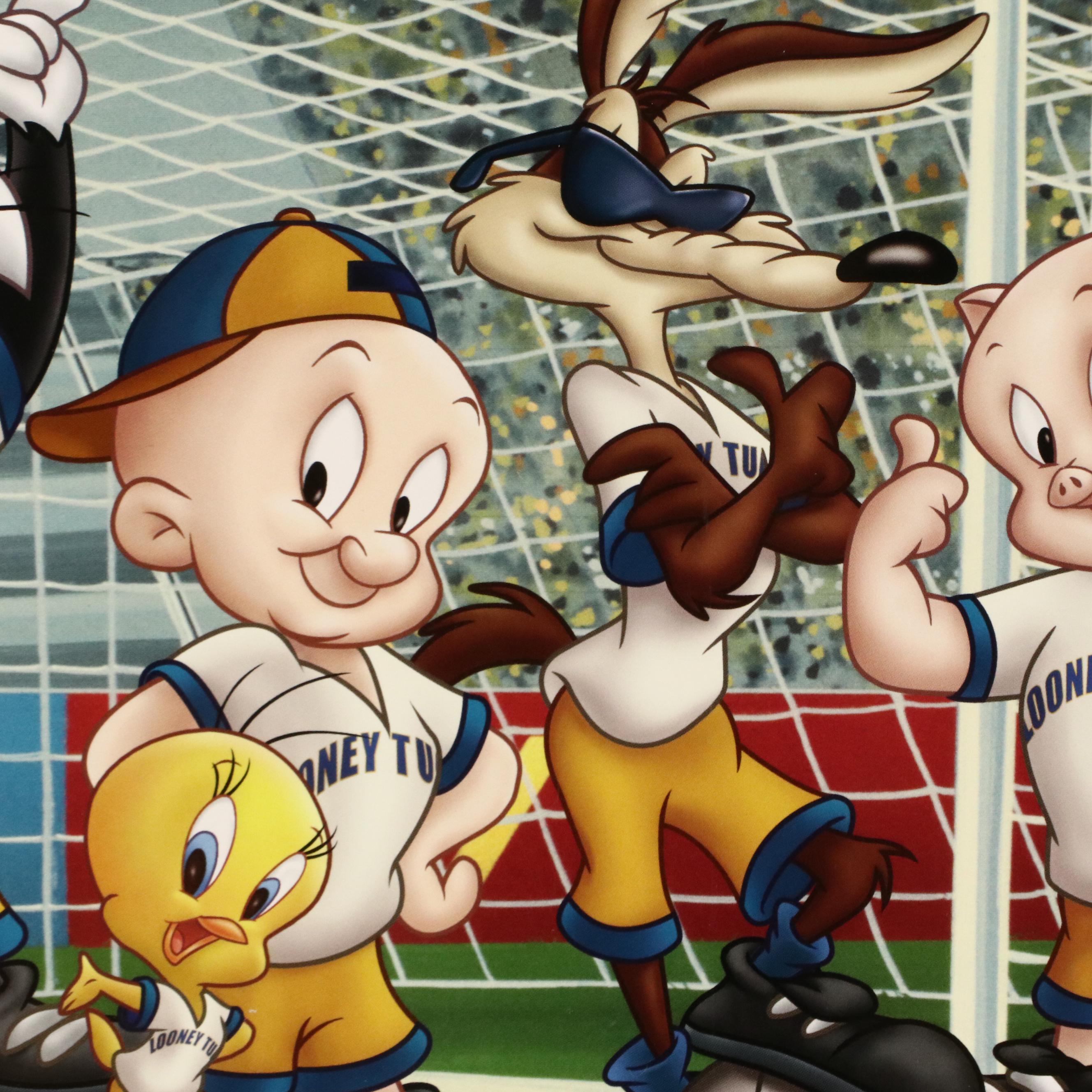 Warner Bros. Offset Lithograph "Equipo Looney Tunes," 2001