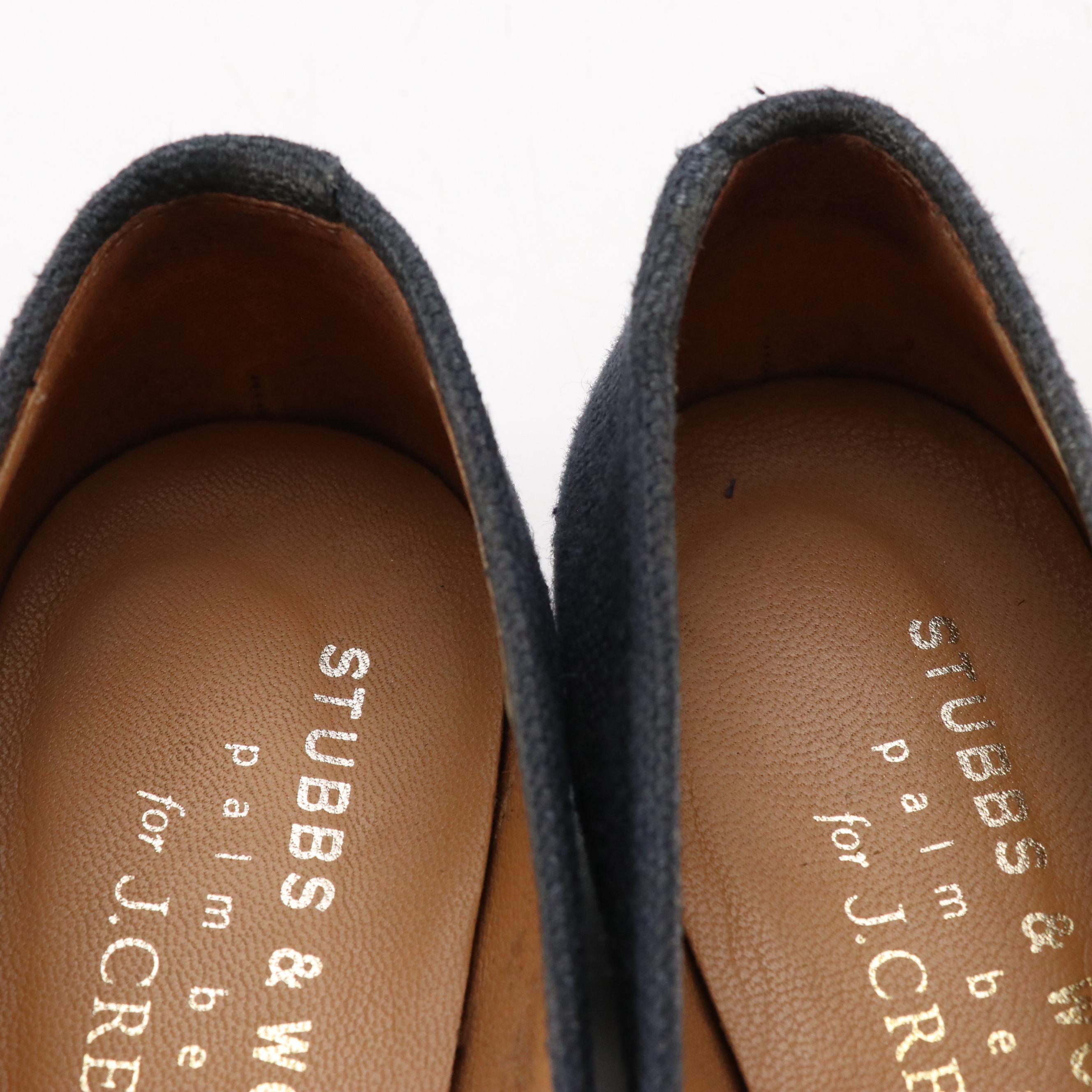 Salvatore Ferragamo Distinta Pumps, Stubbs & Wootton Linen Slippers with Boxes