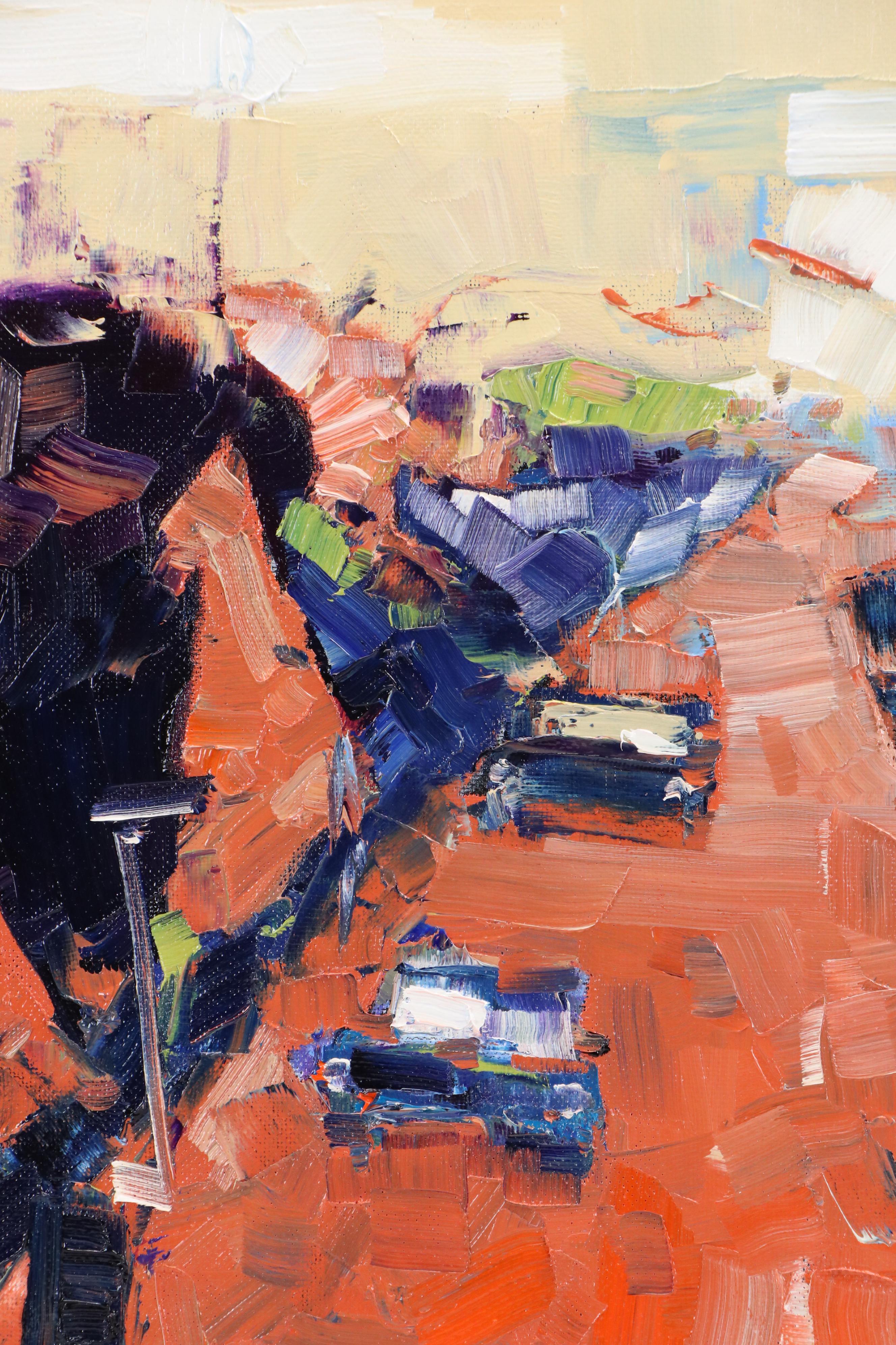 Serguei Novitchkov Oil Painting "Pacific Coast Highway, California," 2025