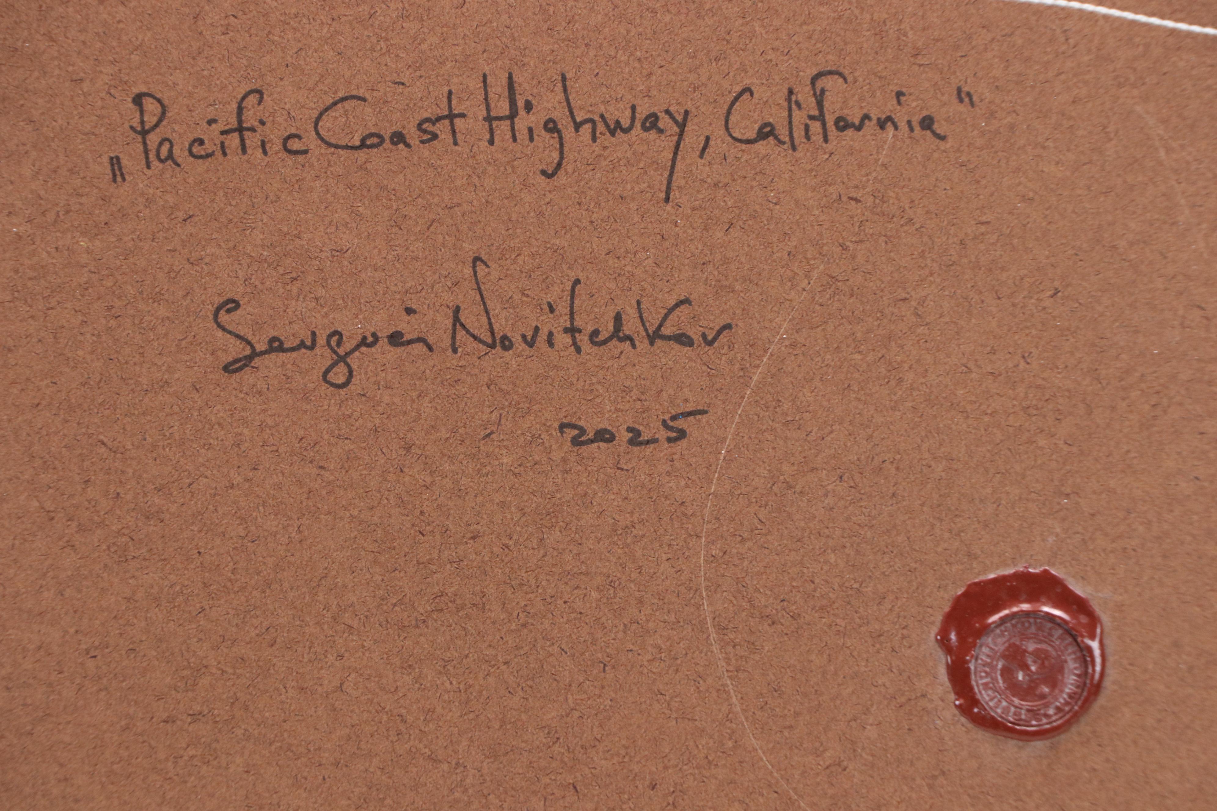 Serguei Novitchkov Oil Painting "Pacific Coast Highway, California," 2025