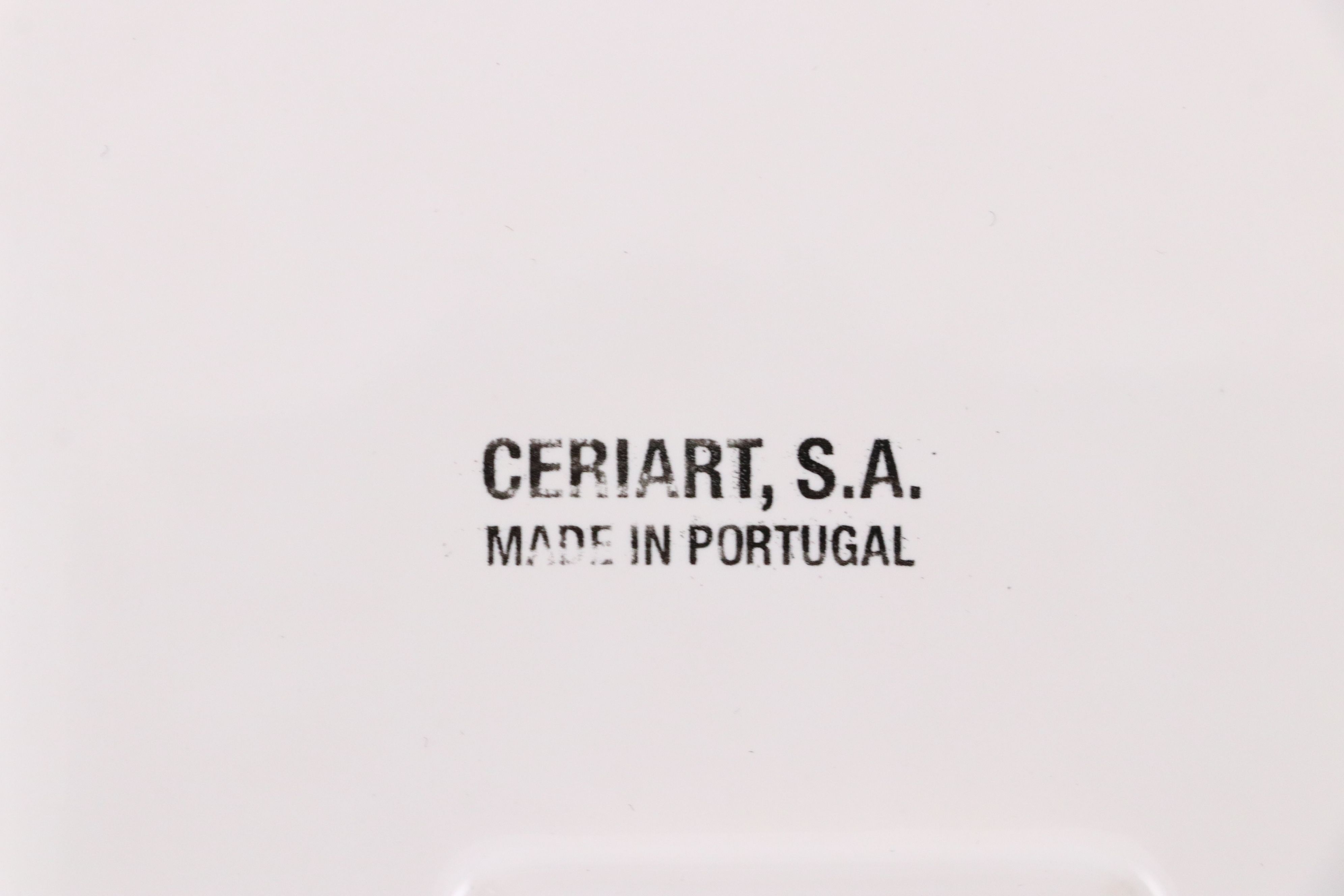 Ceriart and Other White Ceramic Serveware with Porcelain Floral Oyster Plates