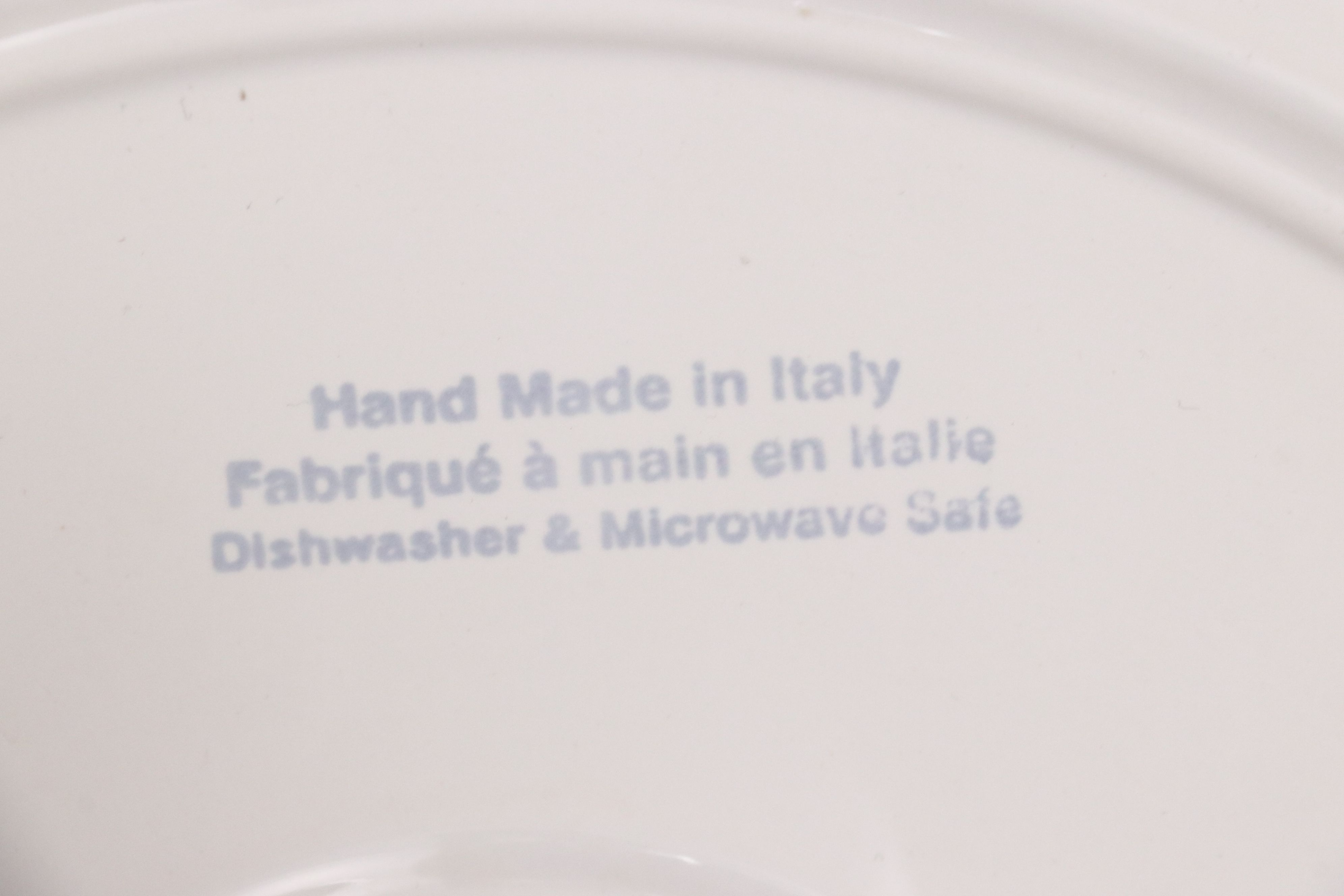 Ceriart and Other White Ceramic Serveware with Porcelain Floral Oyster Plates