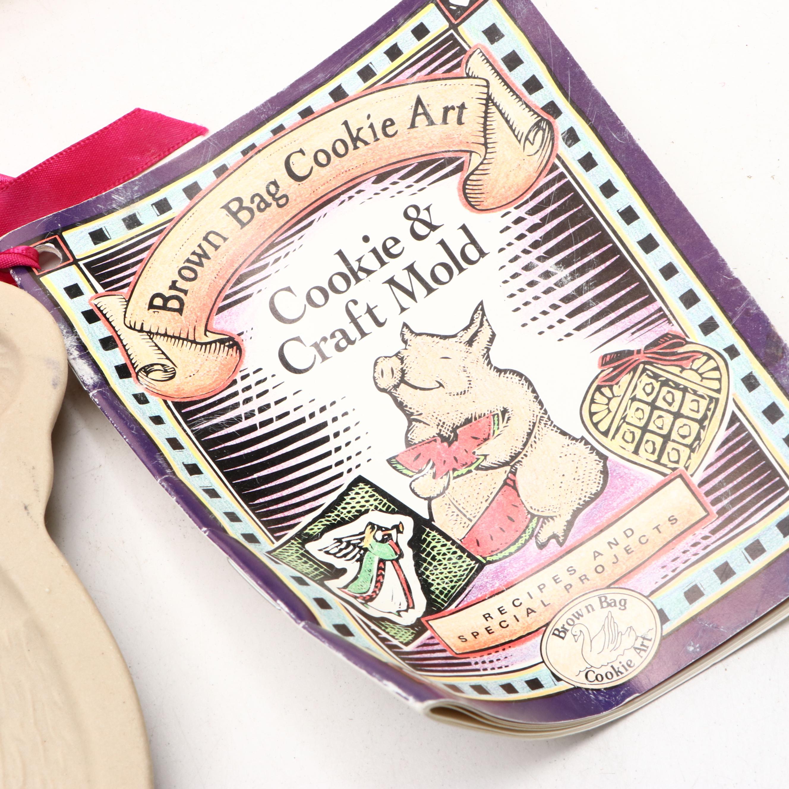 Longaberger and The Pampered Chef Stoneware Cookie Molds and Baking Dishes