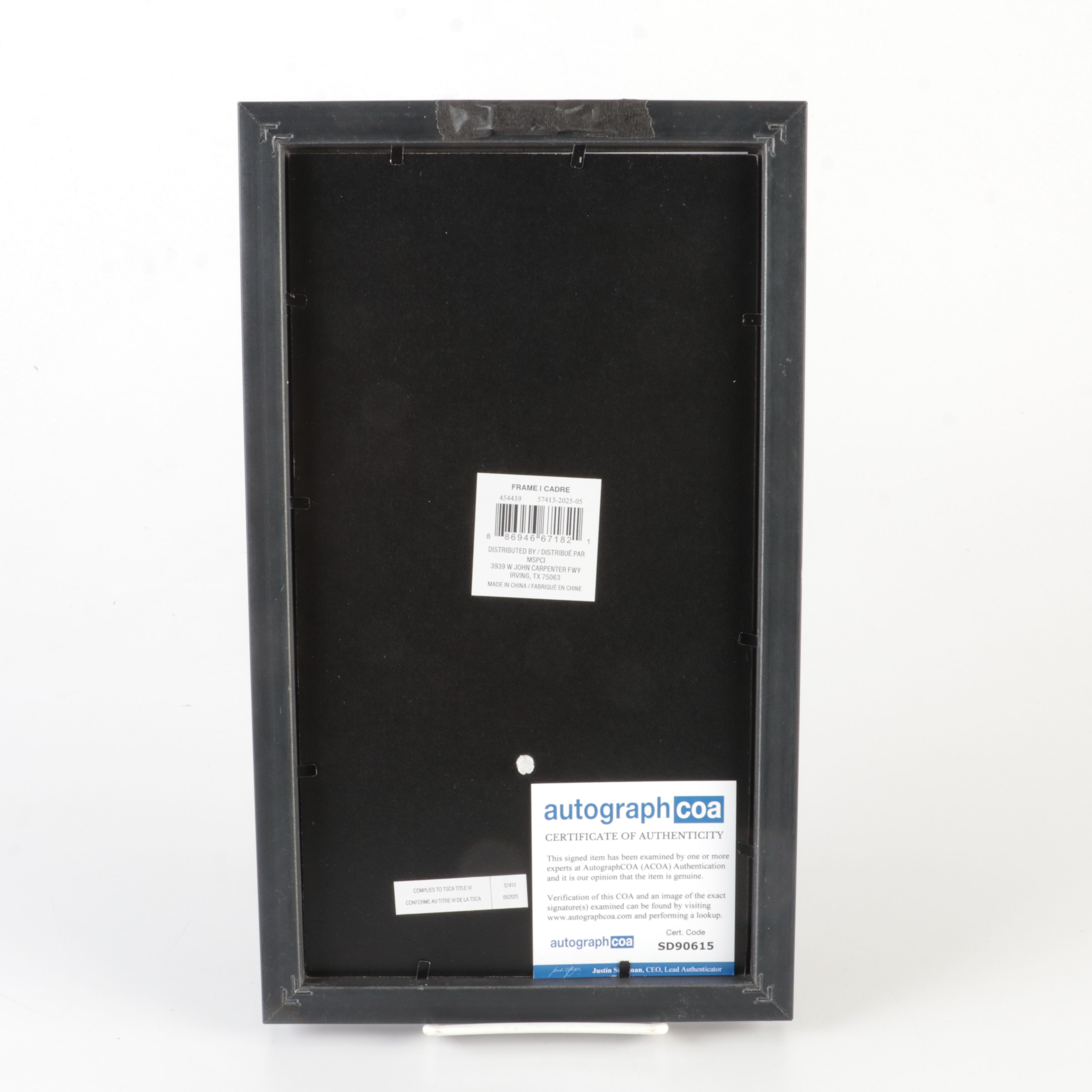 Taylor Swift Signed "The Tortured Poets Department" CD Card in Frame