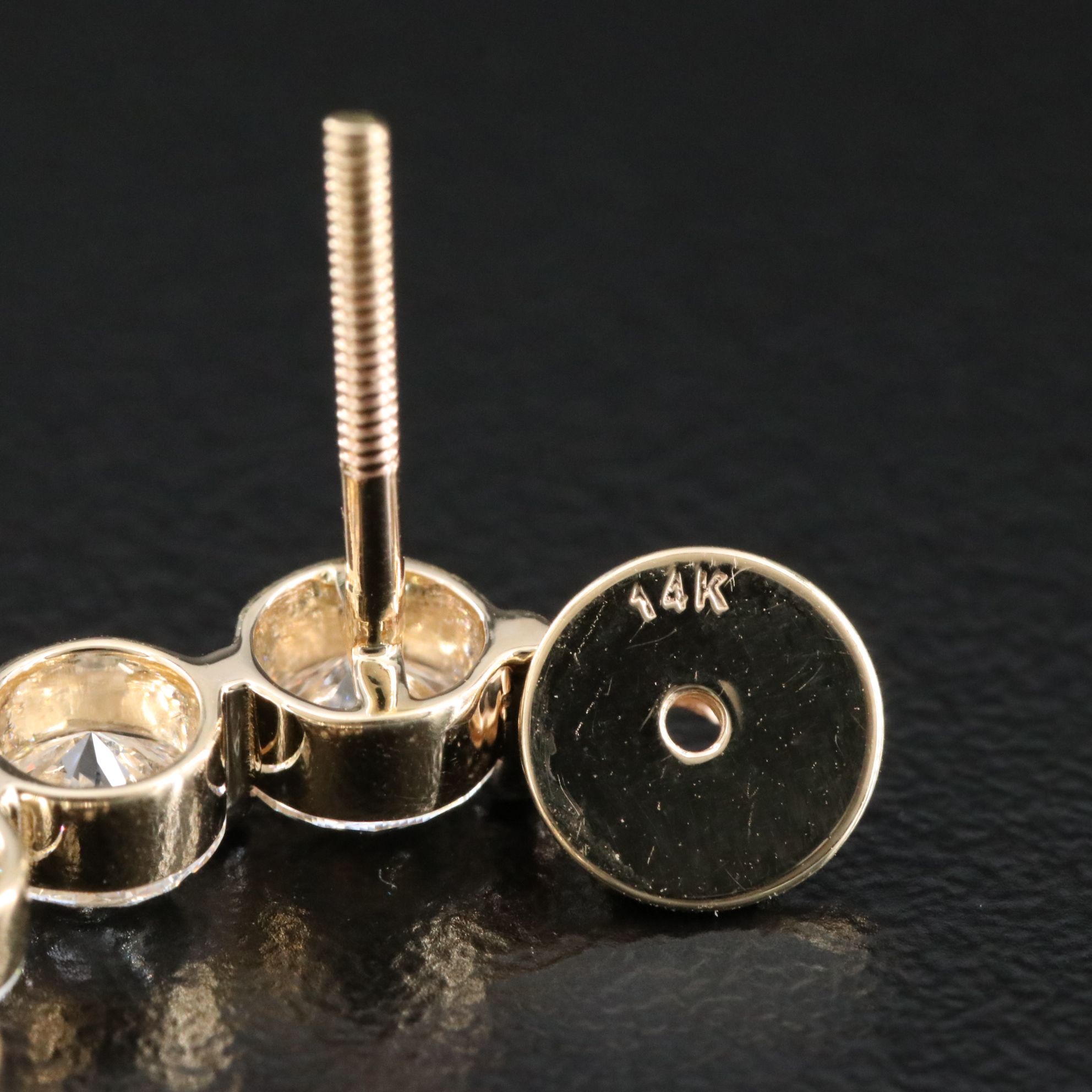 14K 3.48 CTW Lab Grown Diamond Graduated Earrings