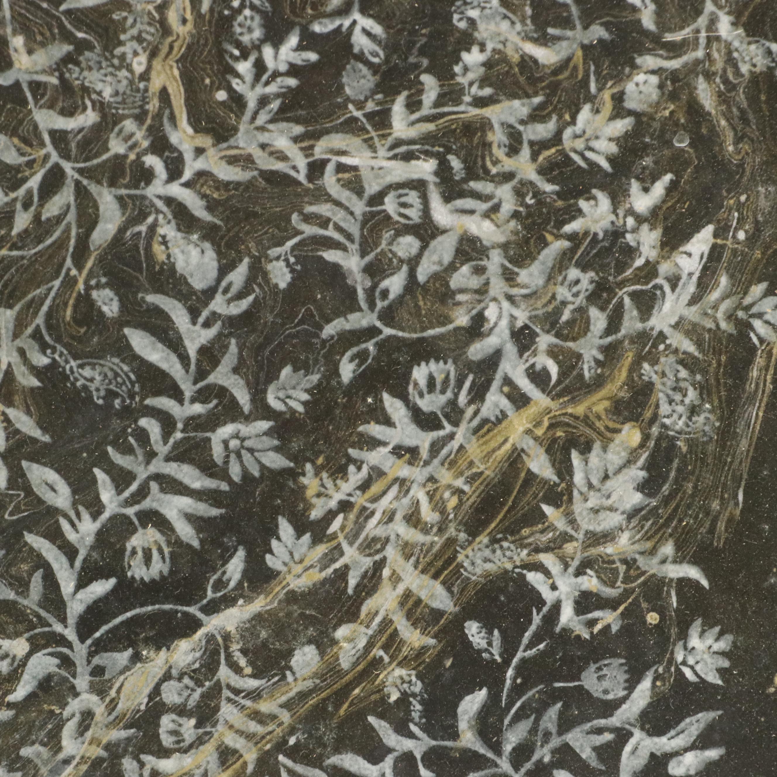 Pair of Mixed Method Paintings With Vegetal Motif