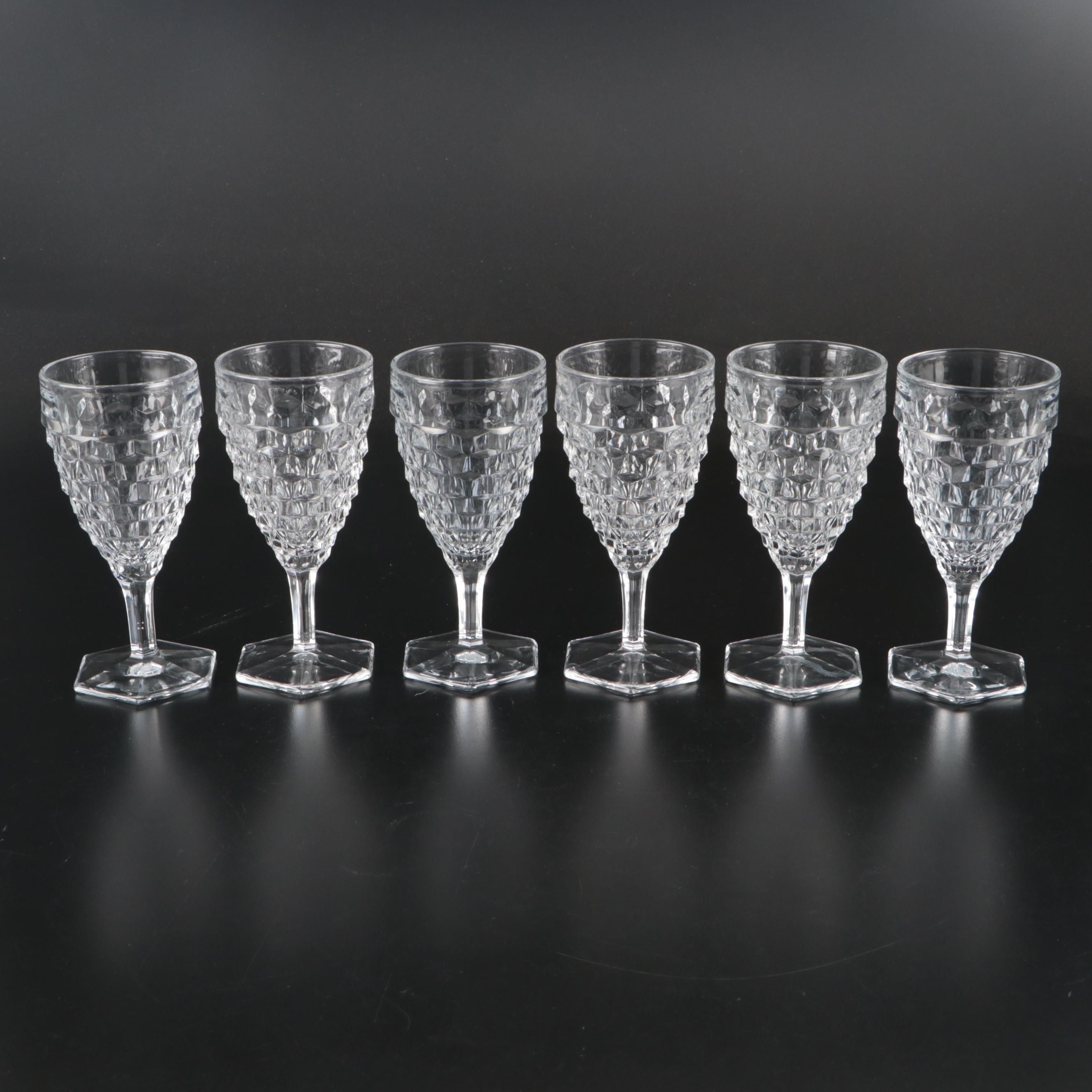 Fostoria "American" Clear Glass Drinkware