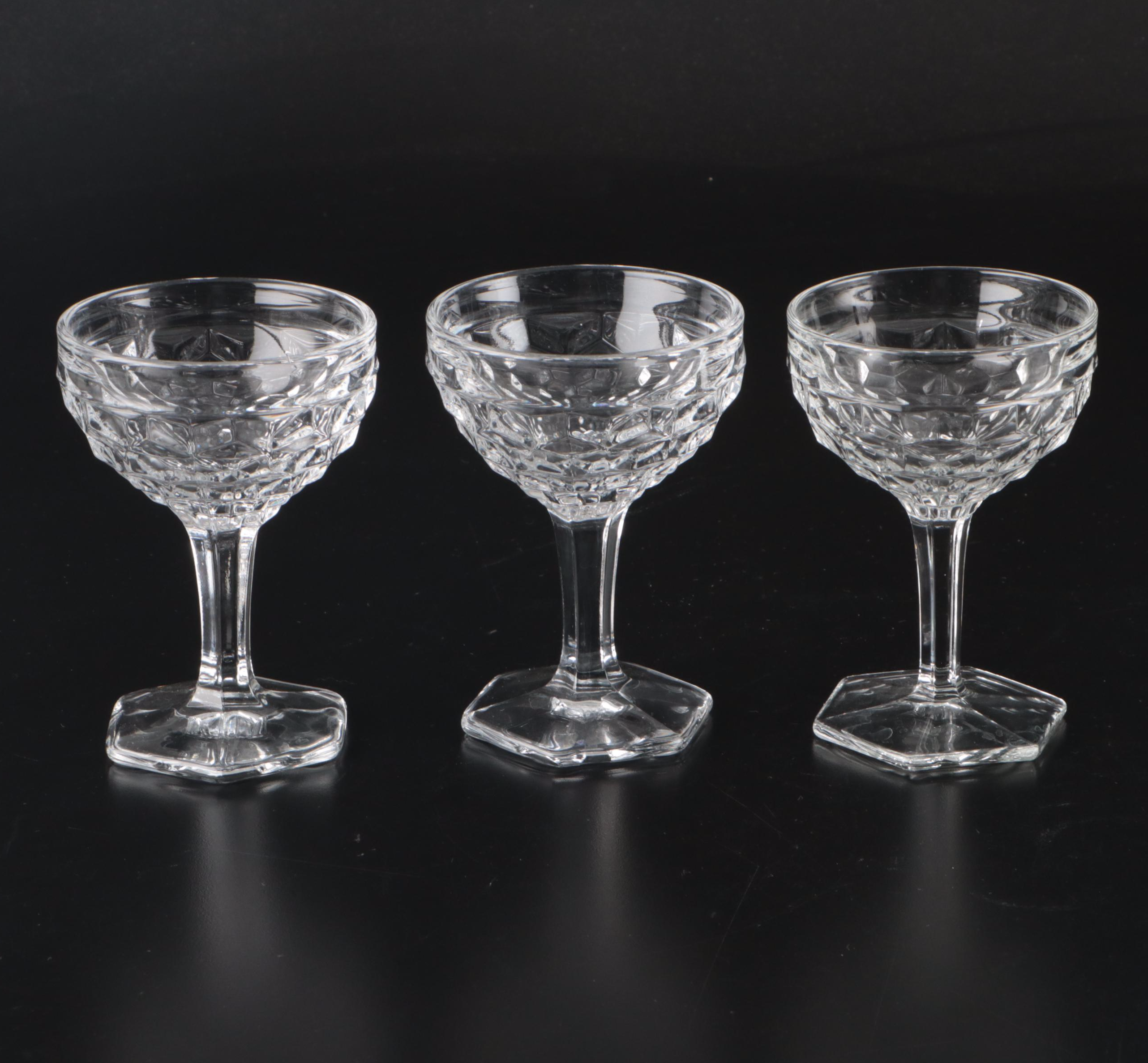 Fostoria "American" Clear Glass Drinkware