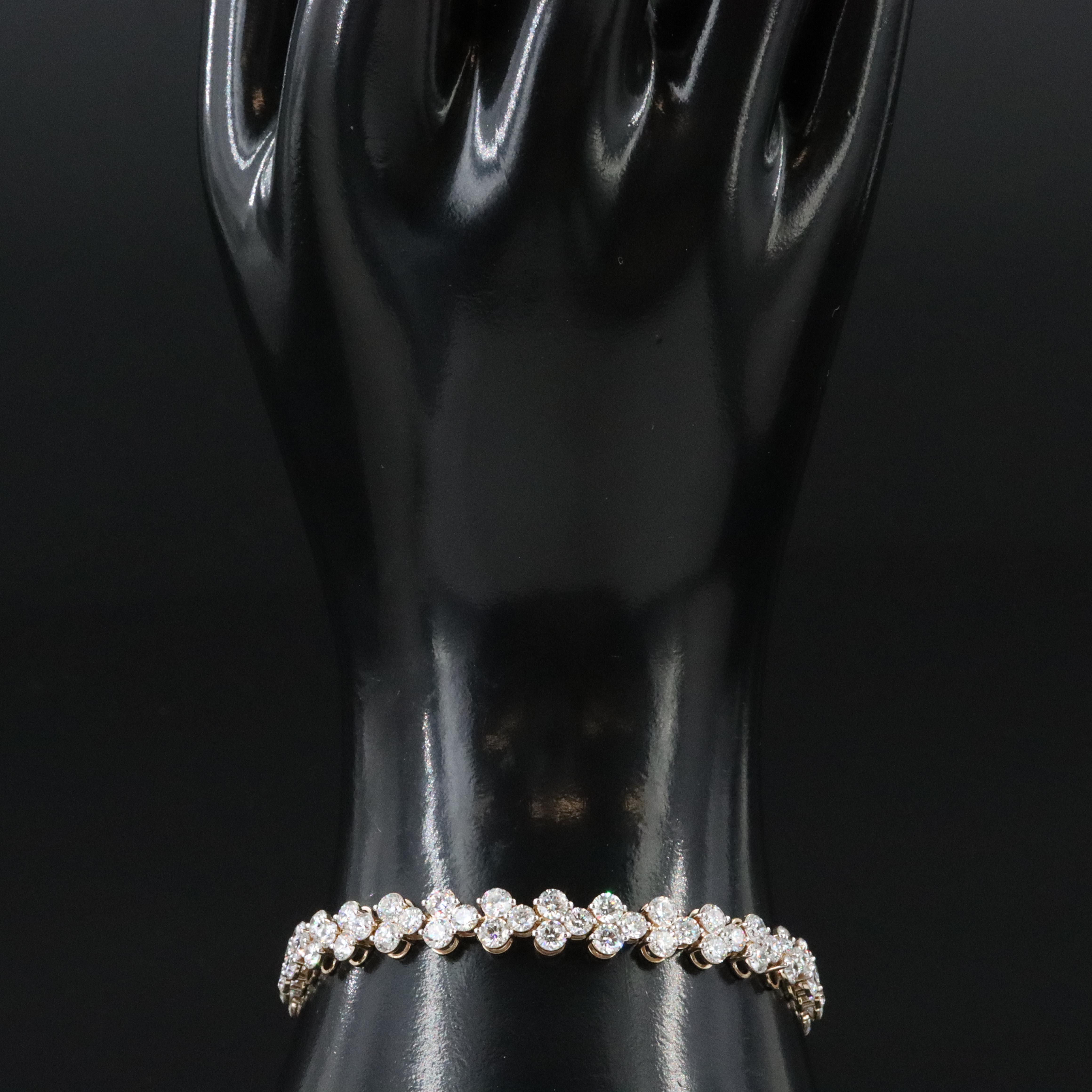 14K 13.59 CTW Lab Grown Diamond Bracelet