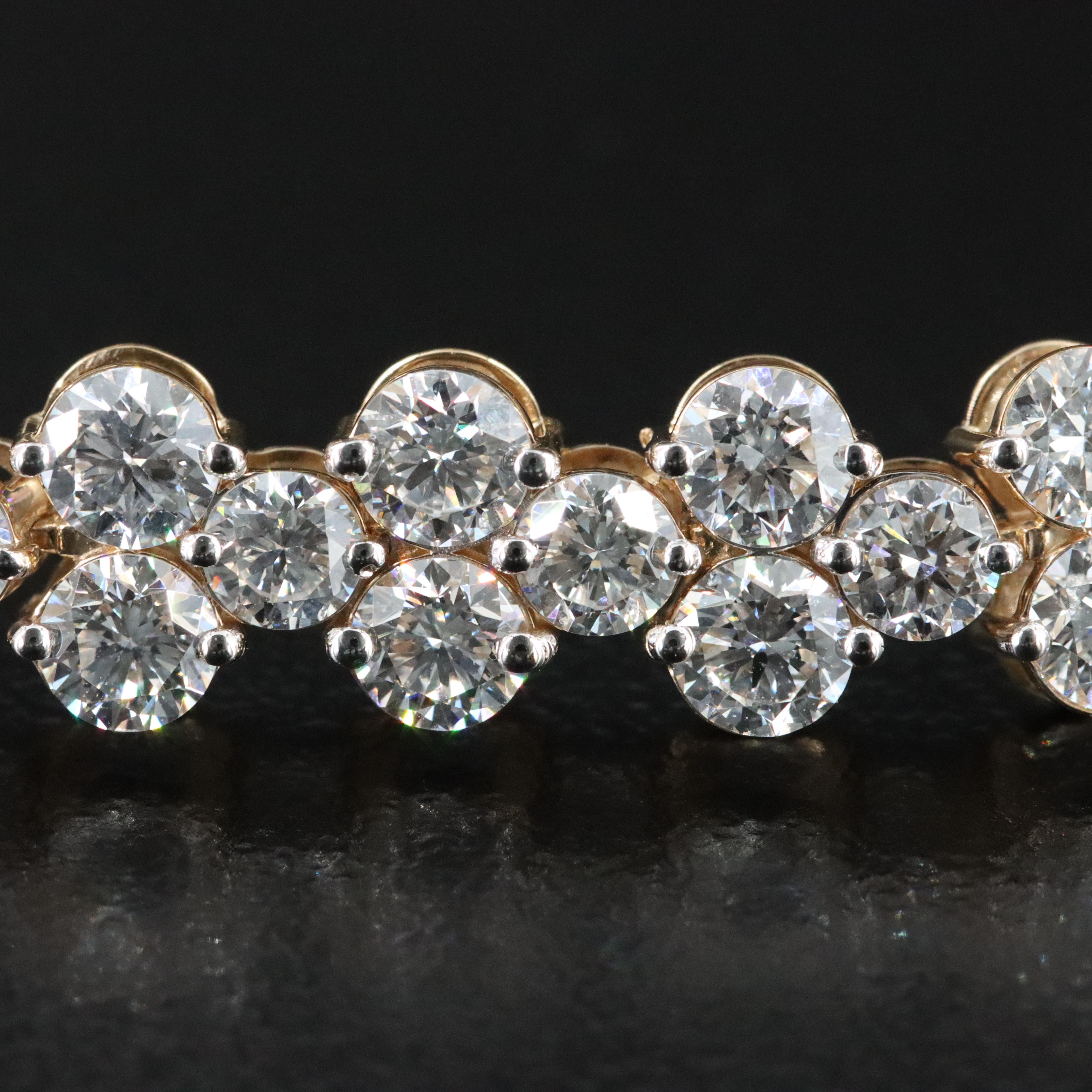 14K 13.59 CTW Lab Grown Diamond Bracelet