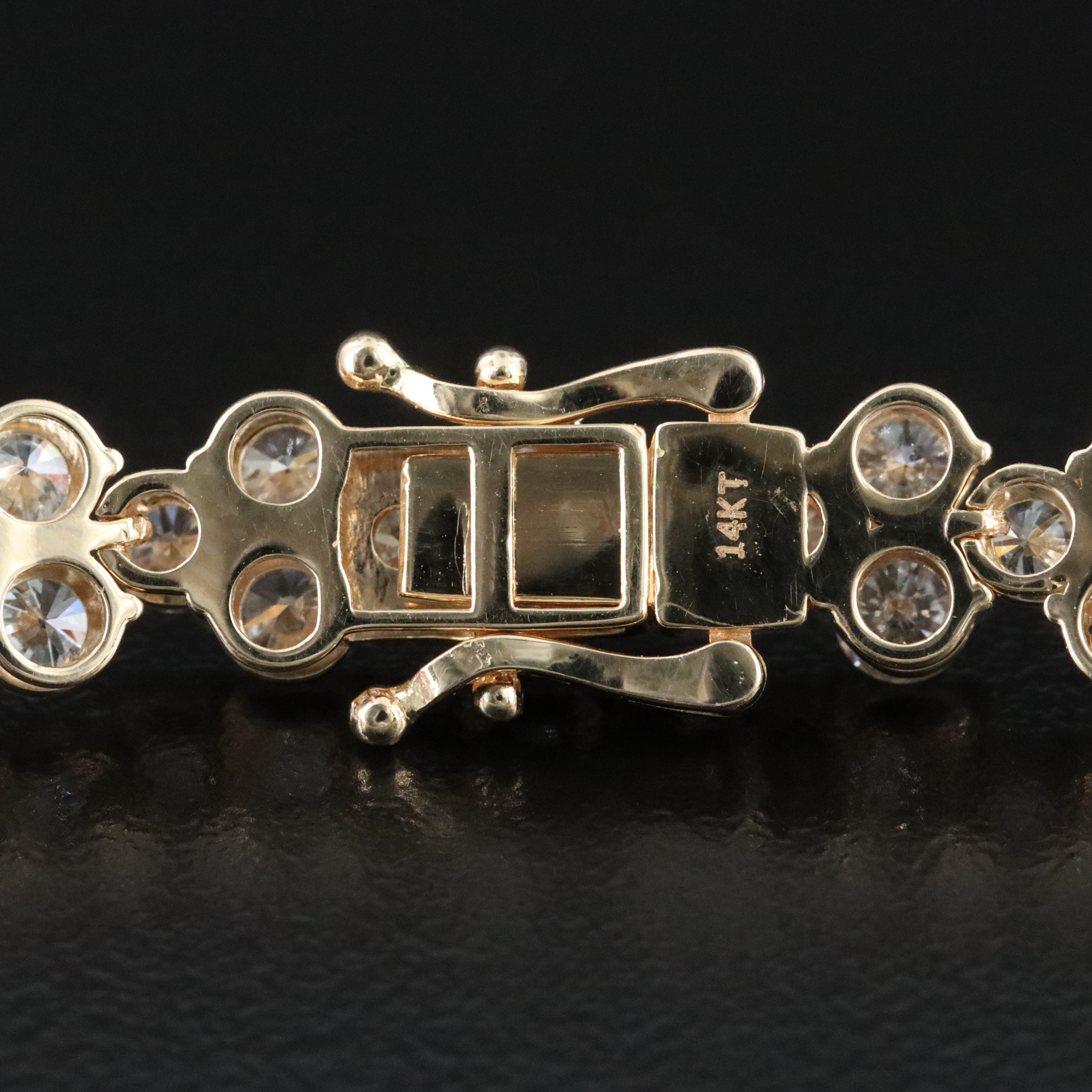 14K 13.59 CTW Lab Grown Diamond Bracelet