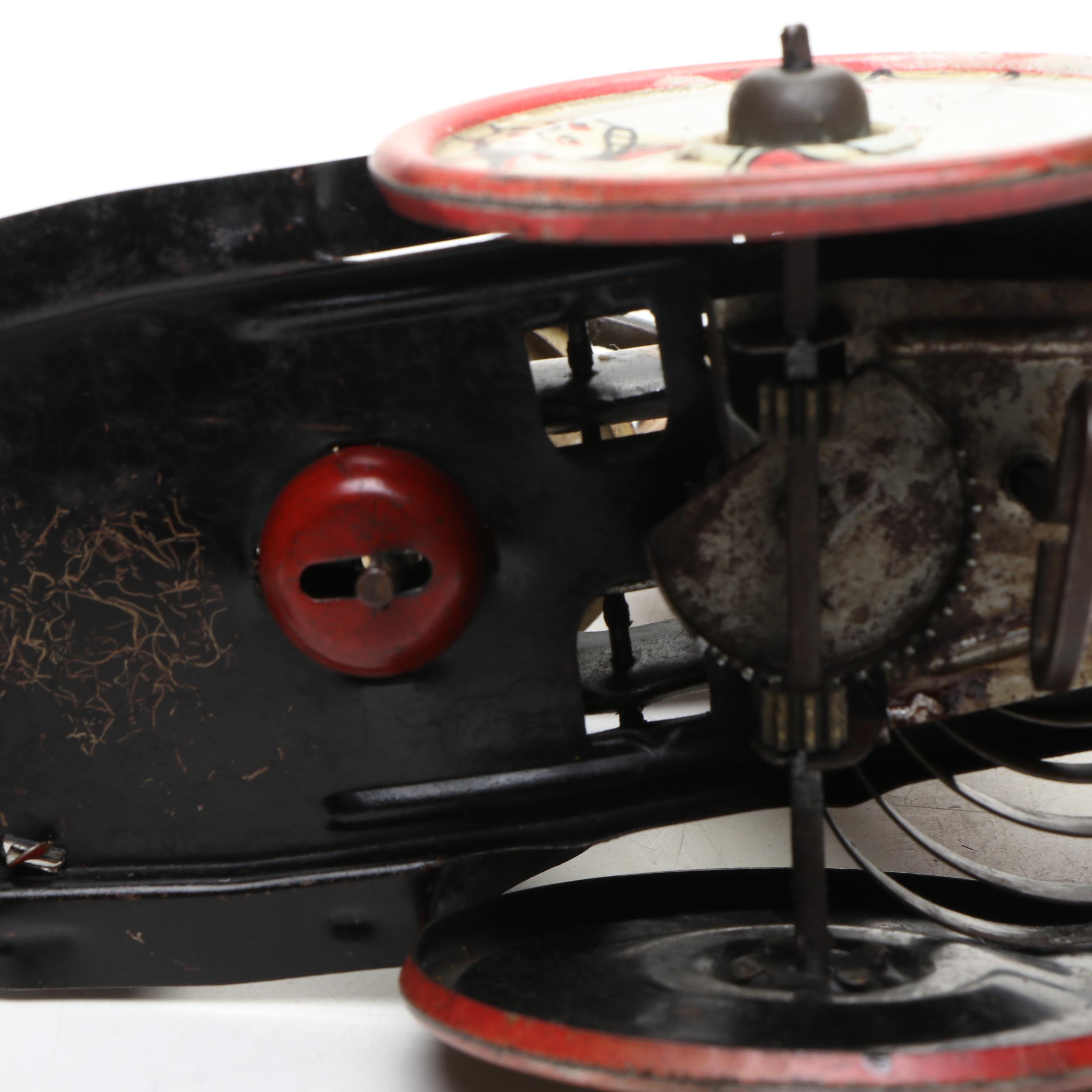 Louis Marx & Co. Wind-Up Tin Whoopee Car, Early 20th Century