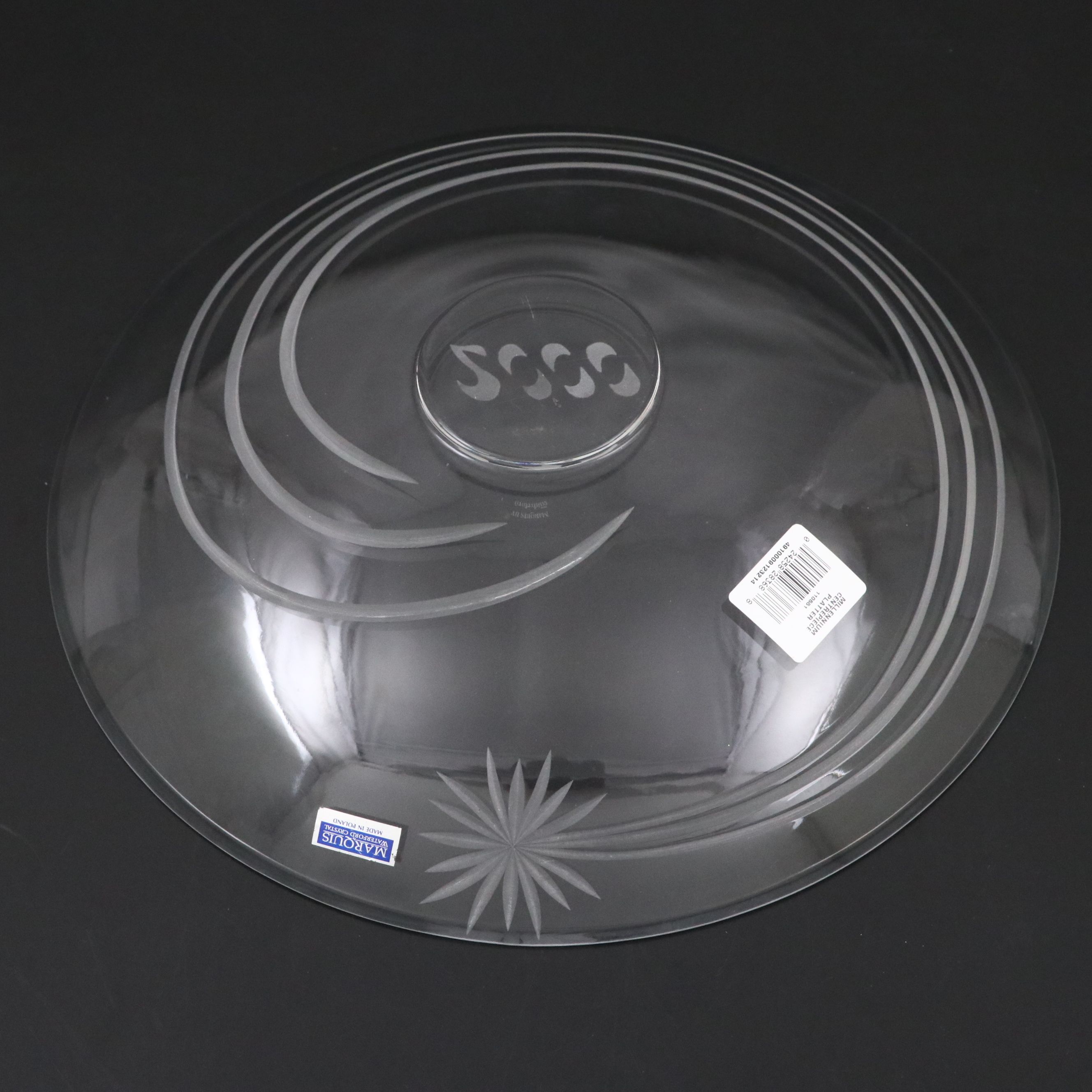 Marquis by Waterford Crystal Millennium Centerpiece Platter