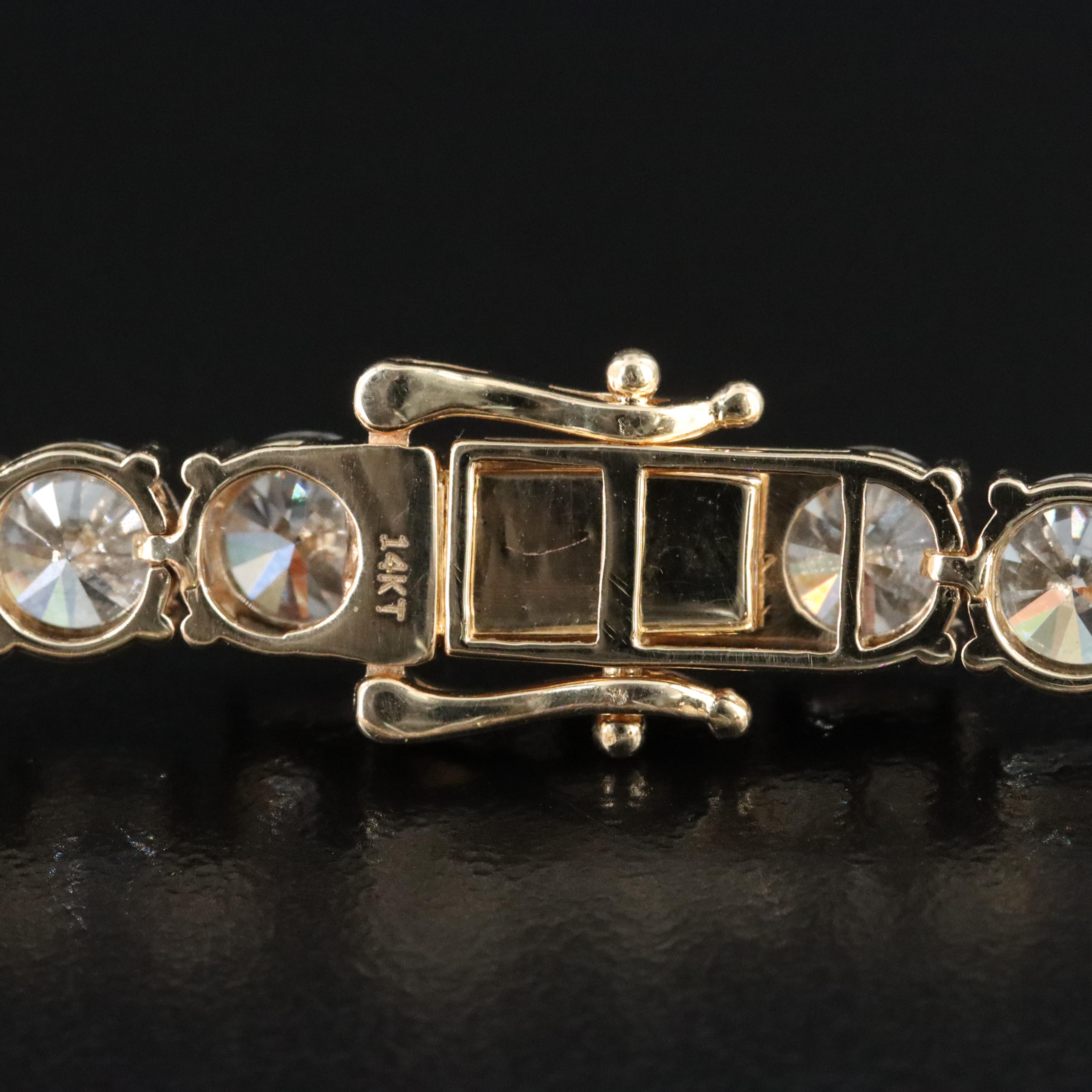 14K 20.34 CTW Lab Grown Diamond Line Bracelet