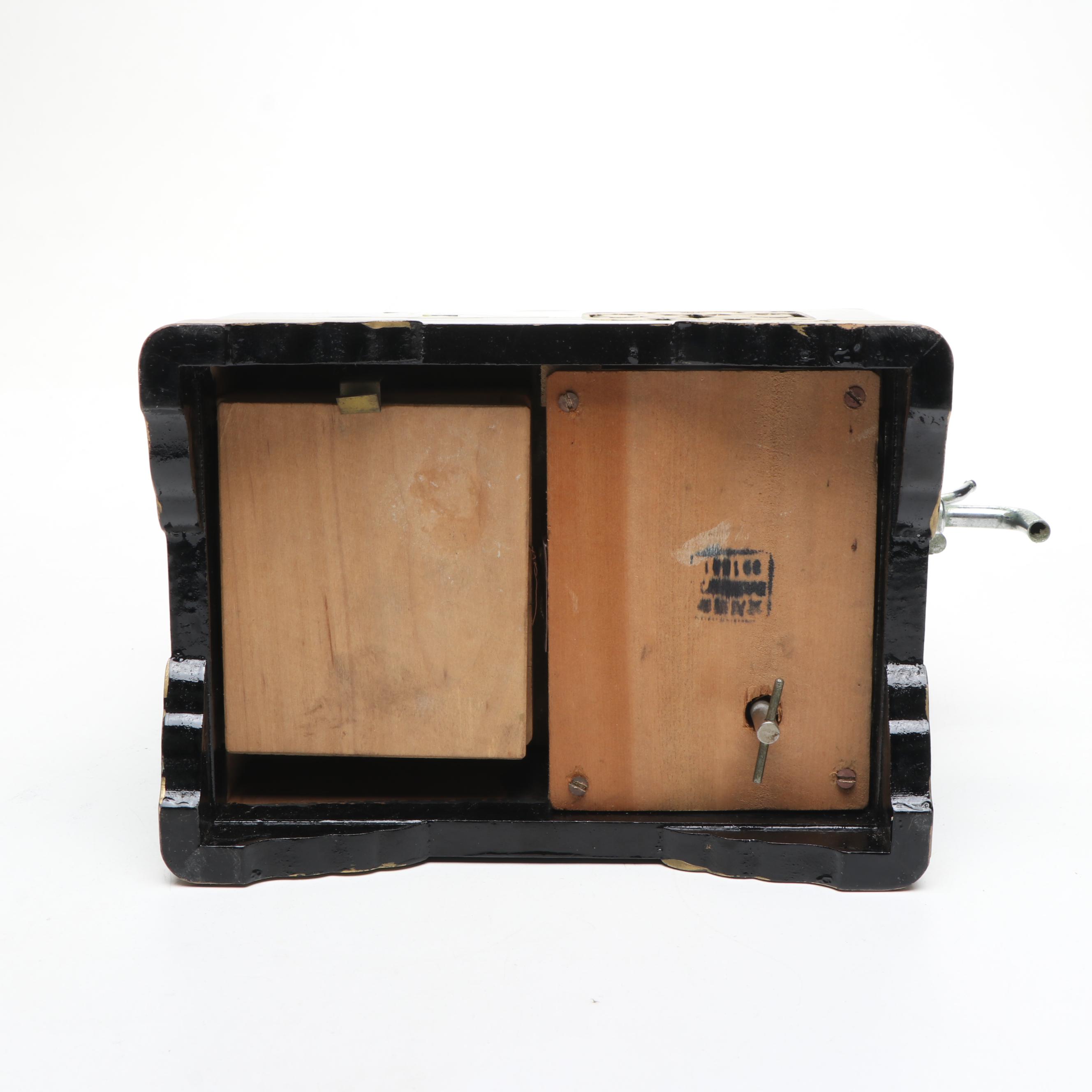 Japanese Black Lacquer Sake Barrel Music Box