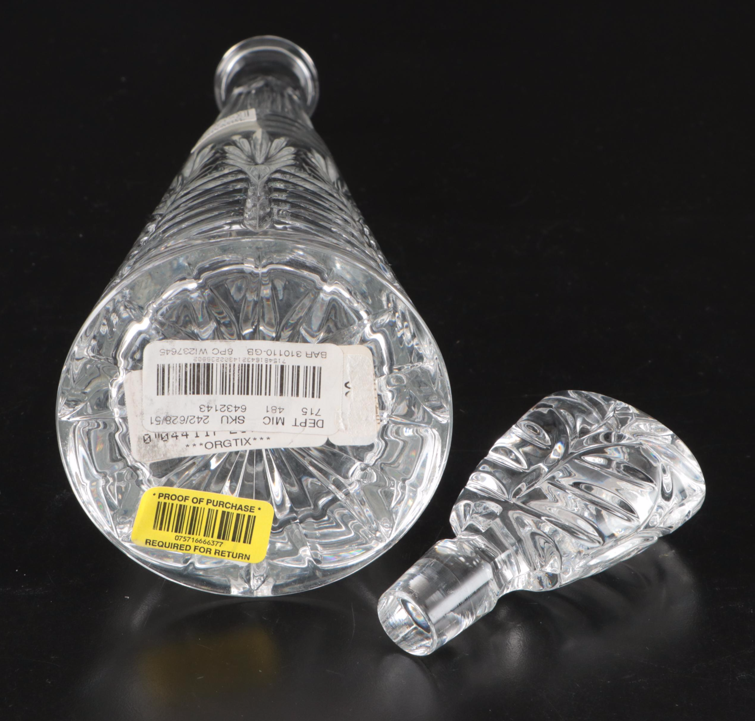 Fifth Avenue Crystal Decanter and Stemware