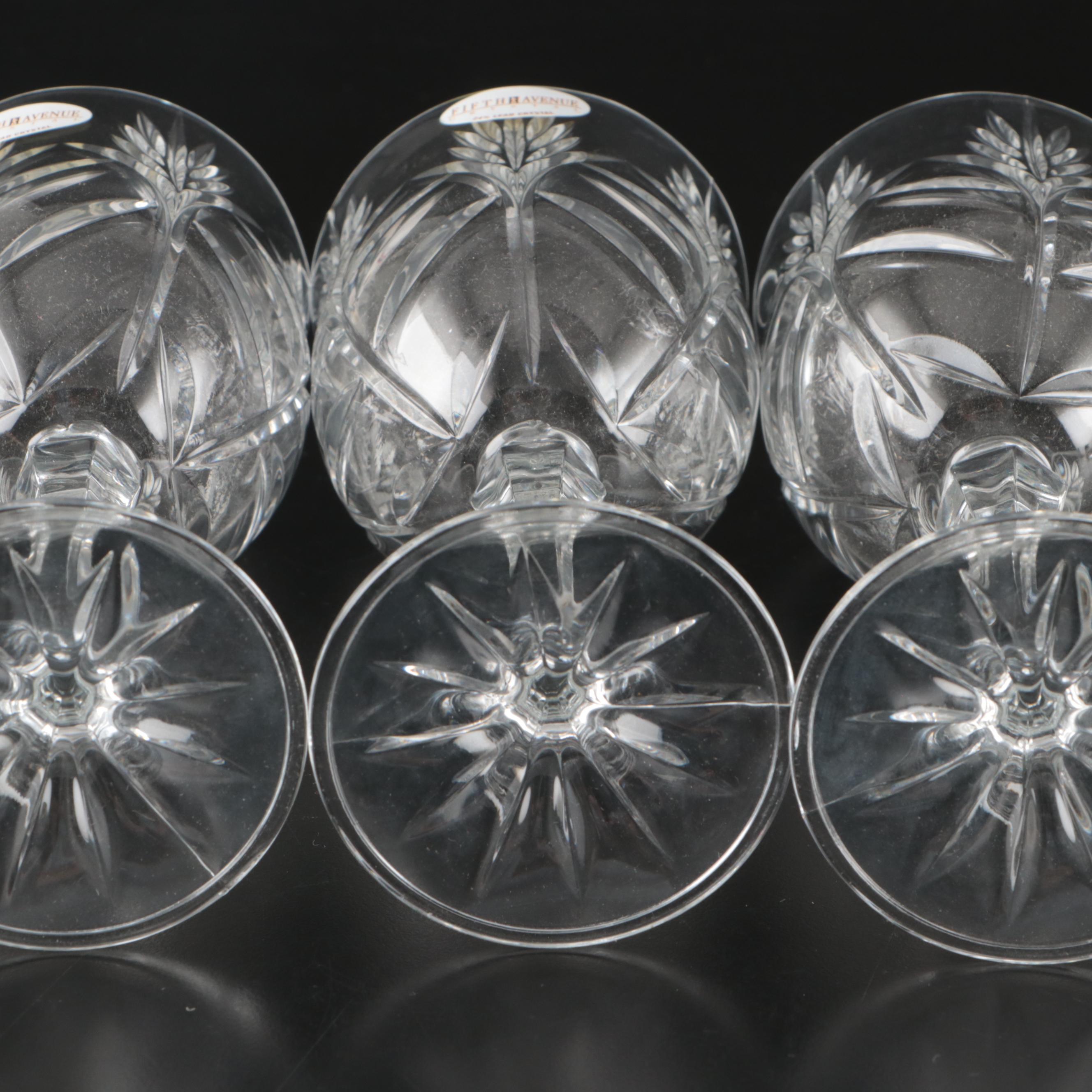 Fifth Avenue Crystal Decanter and Stemware