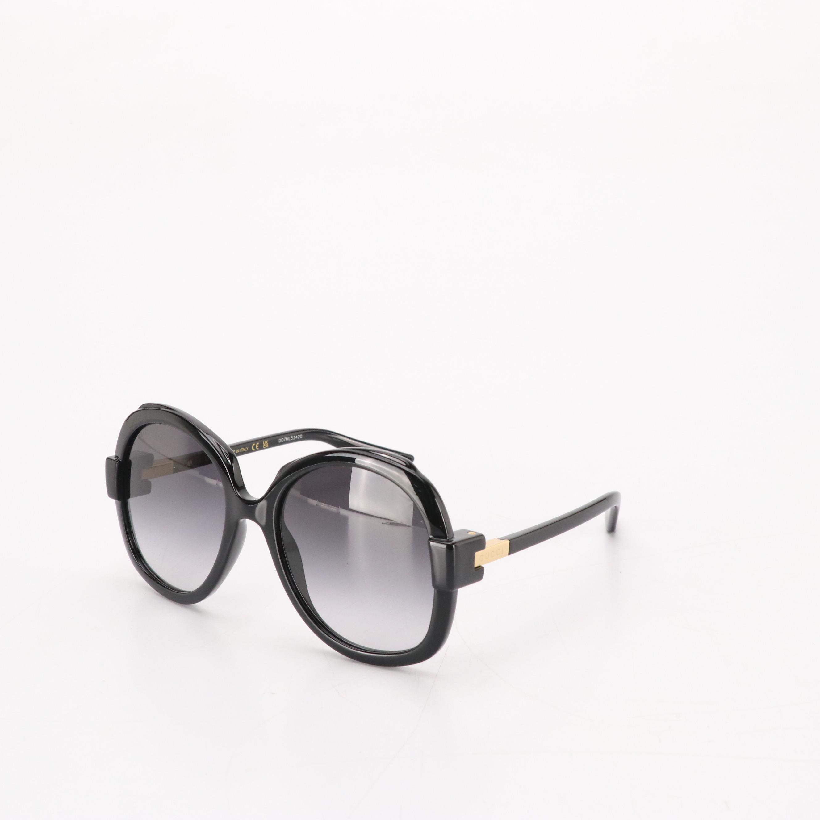 Gucci GG1432S Oversized Round Sunglasses with Case