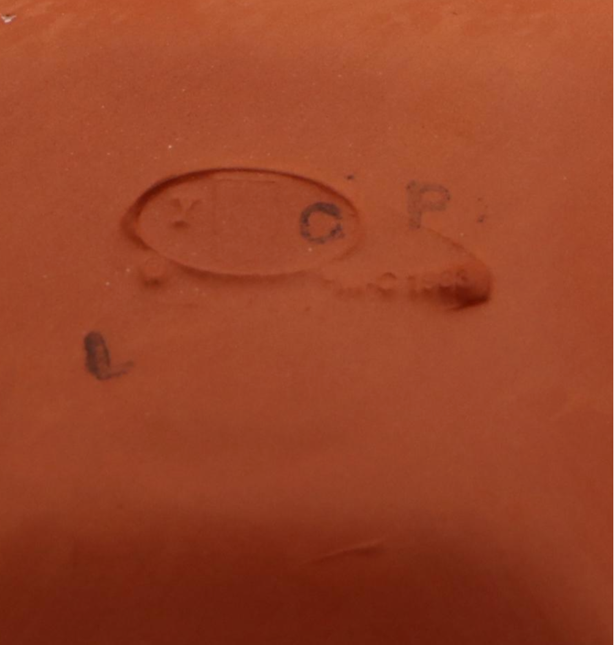 MacKenzie-Childs "Torquay Kelp Urchin" Ceramic Lidded Jar and Candlestick