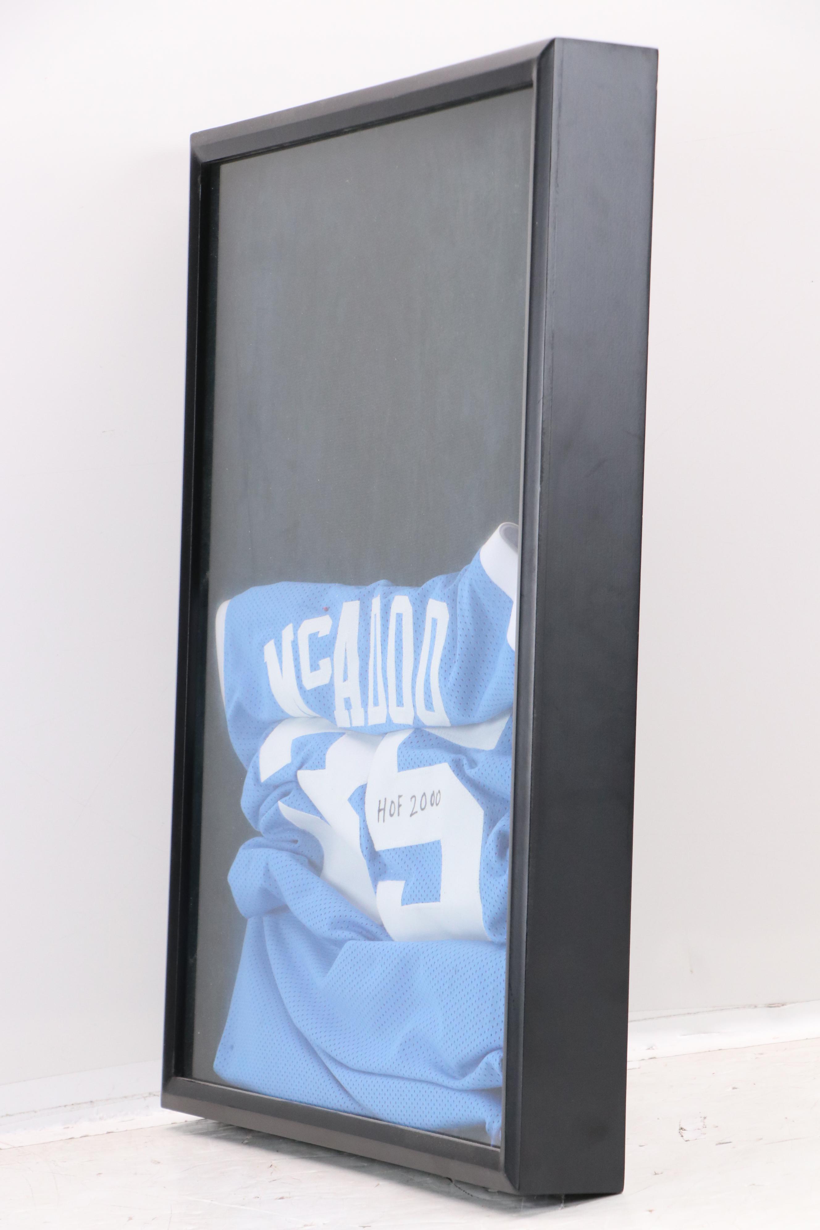 Bob McAdoo Signed University of North Carolina Basketball Jersey with Shadowbox