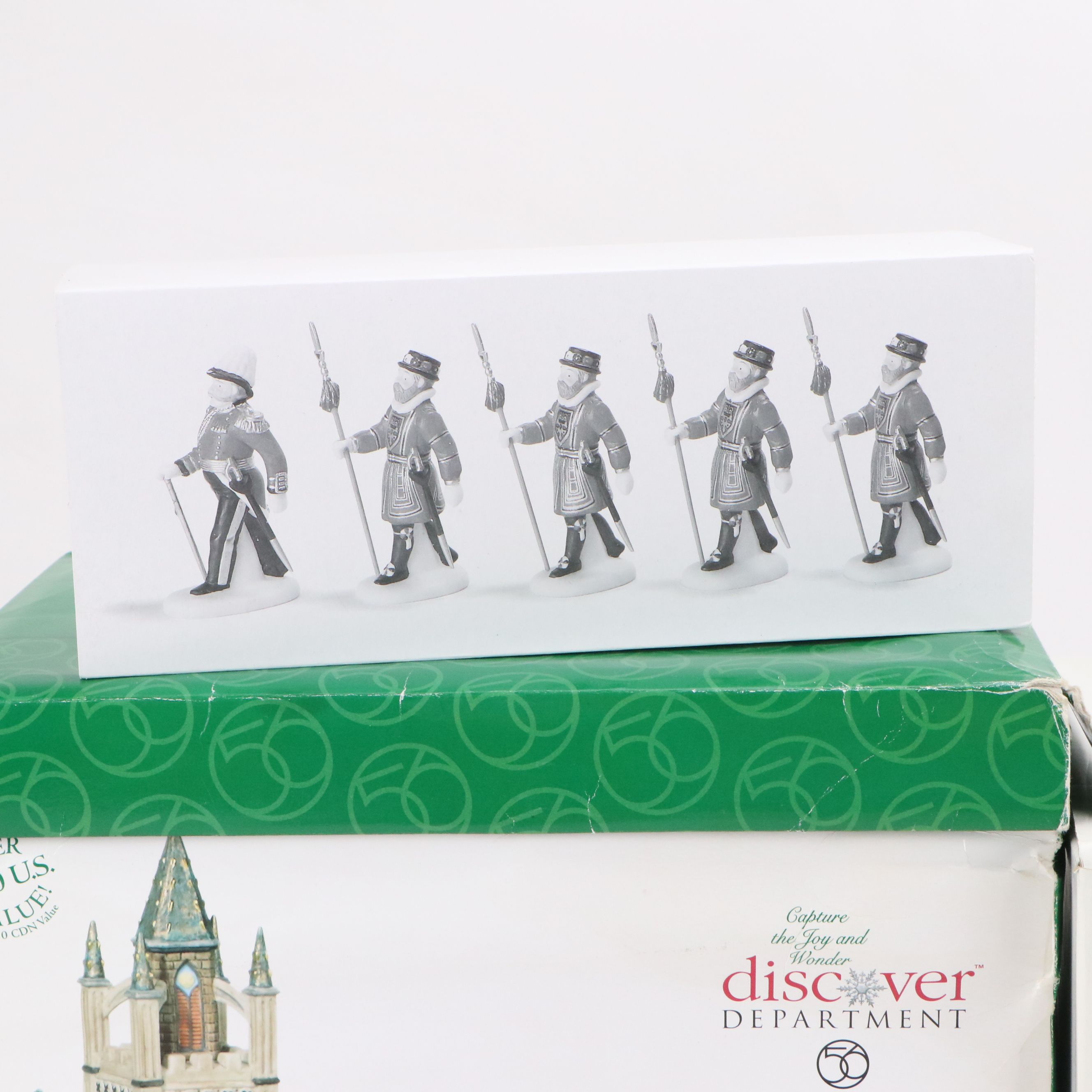 Department 56 "Whittlesbourne Church" with Other Churches and Accessories