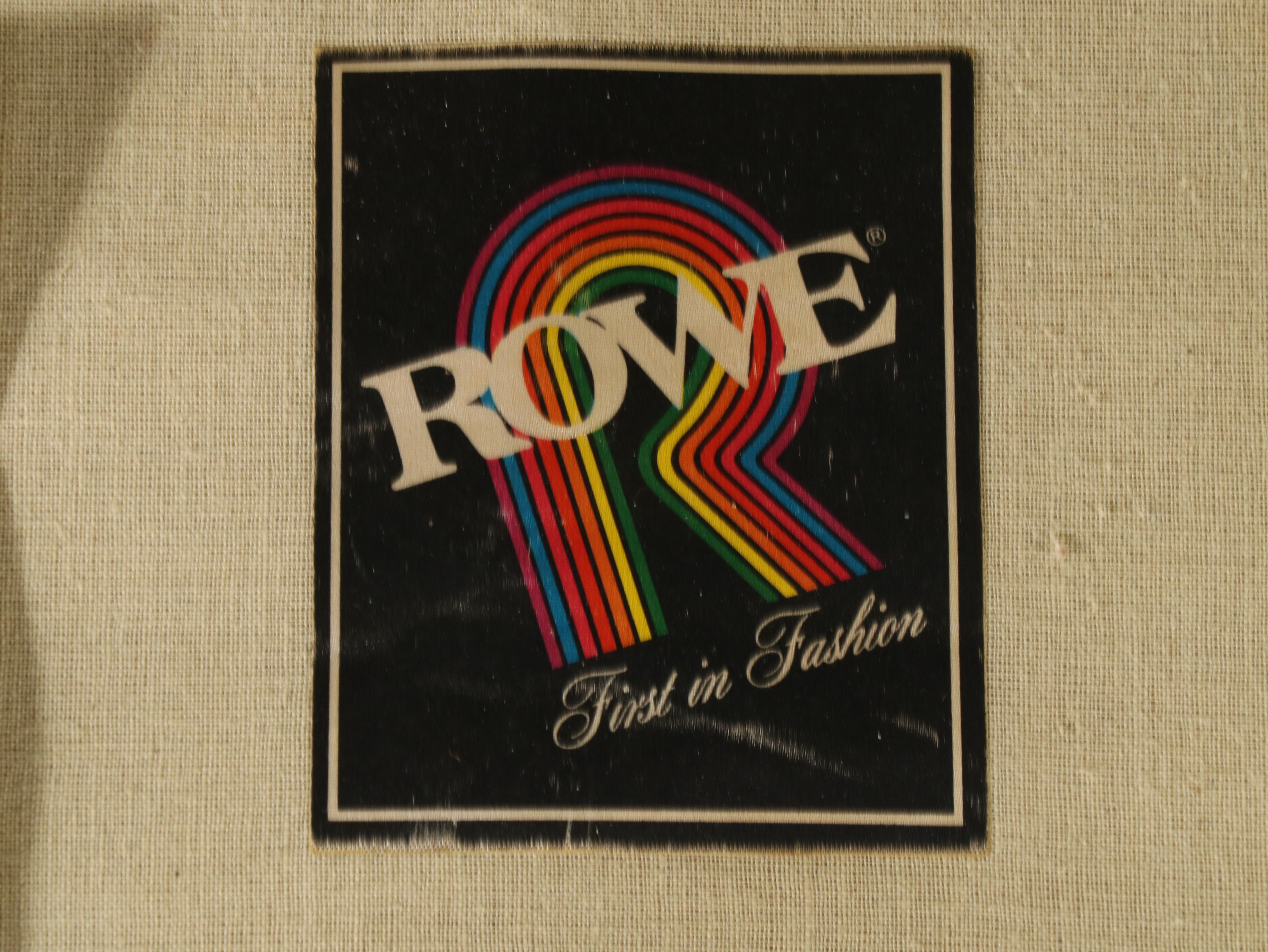 Rowe Furniture Mid Century Modern Woven Checkered Sofa