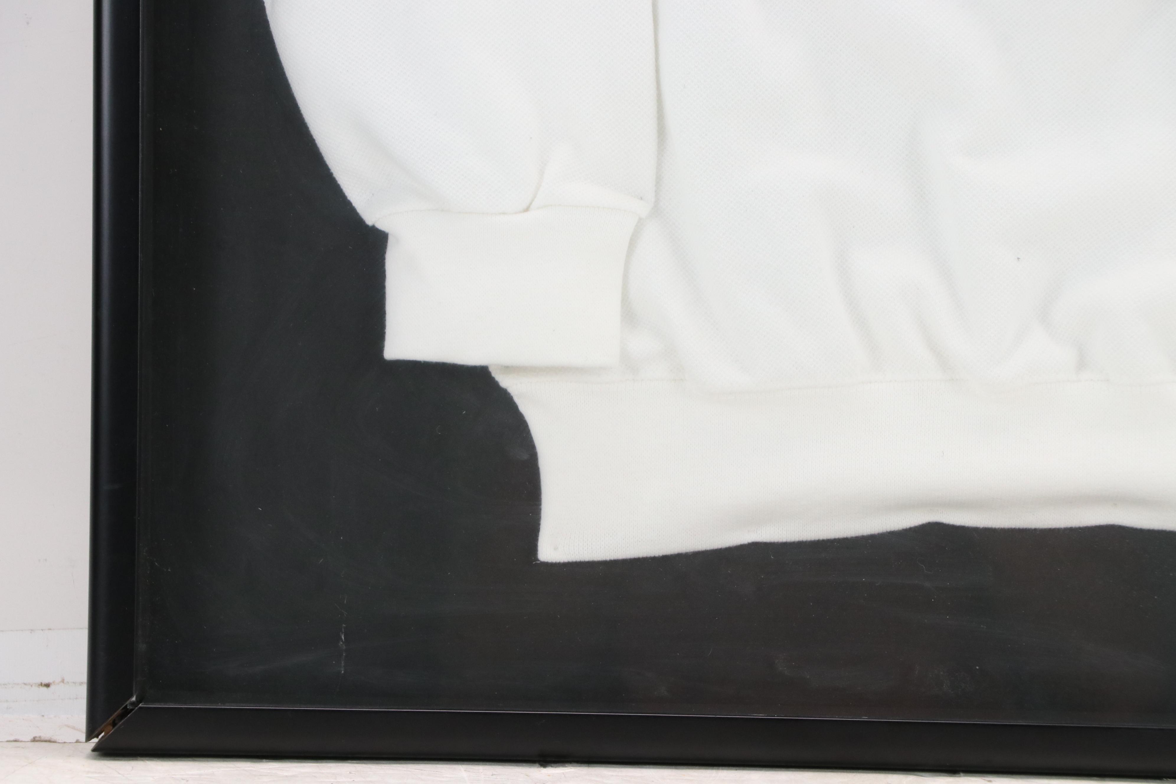 Rocky Bleier Signed "N.D. Captain '67", Notre Dame Sweatshirt in Frame