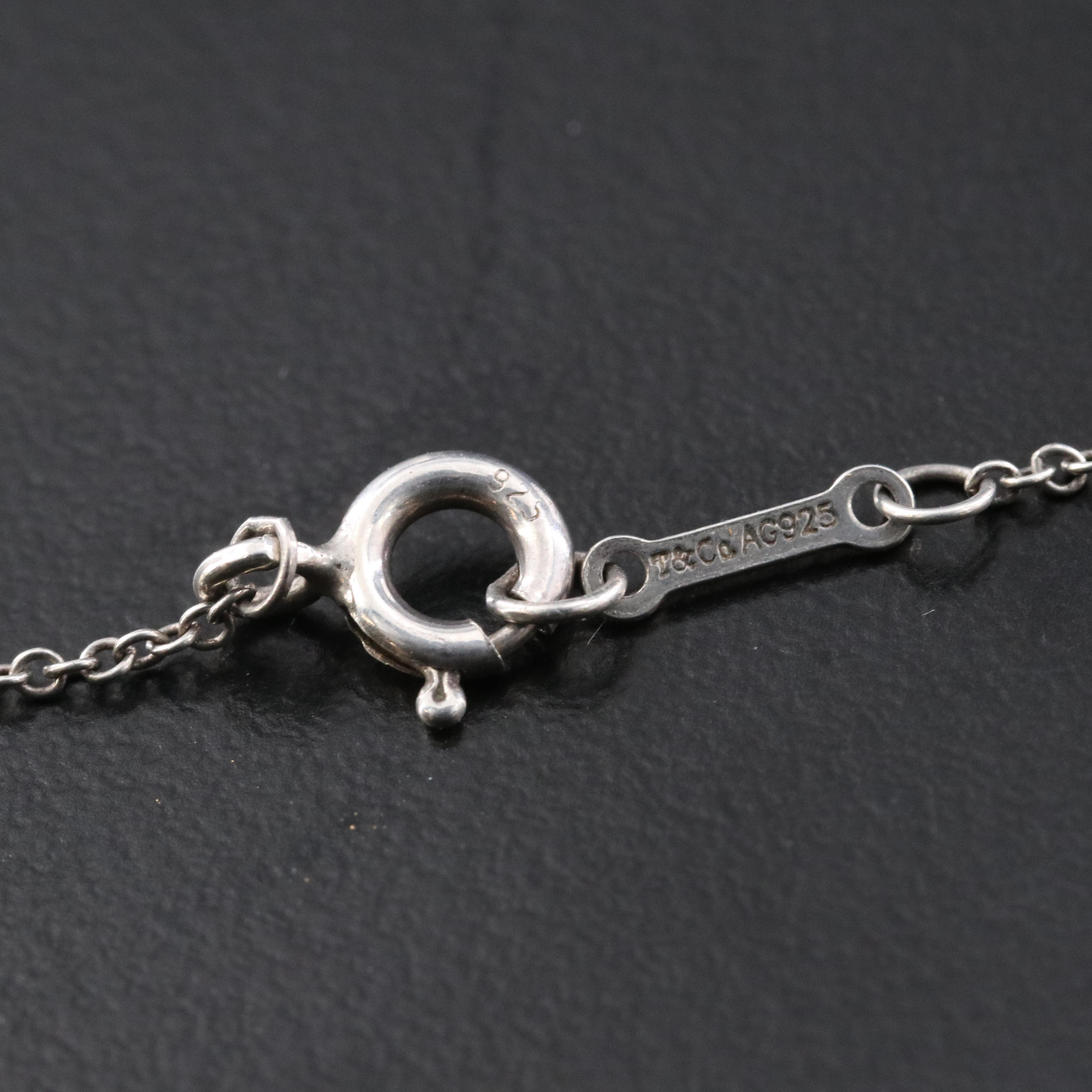 Paloma Picasso for Tiffany & Co. Loving Heart Sterling Swirl Medallion Necklace