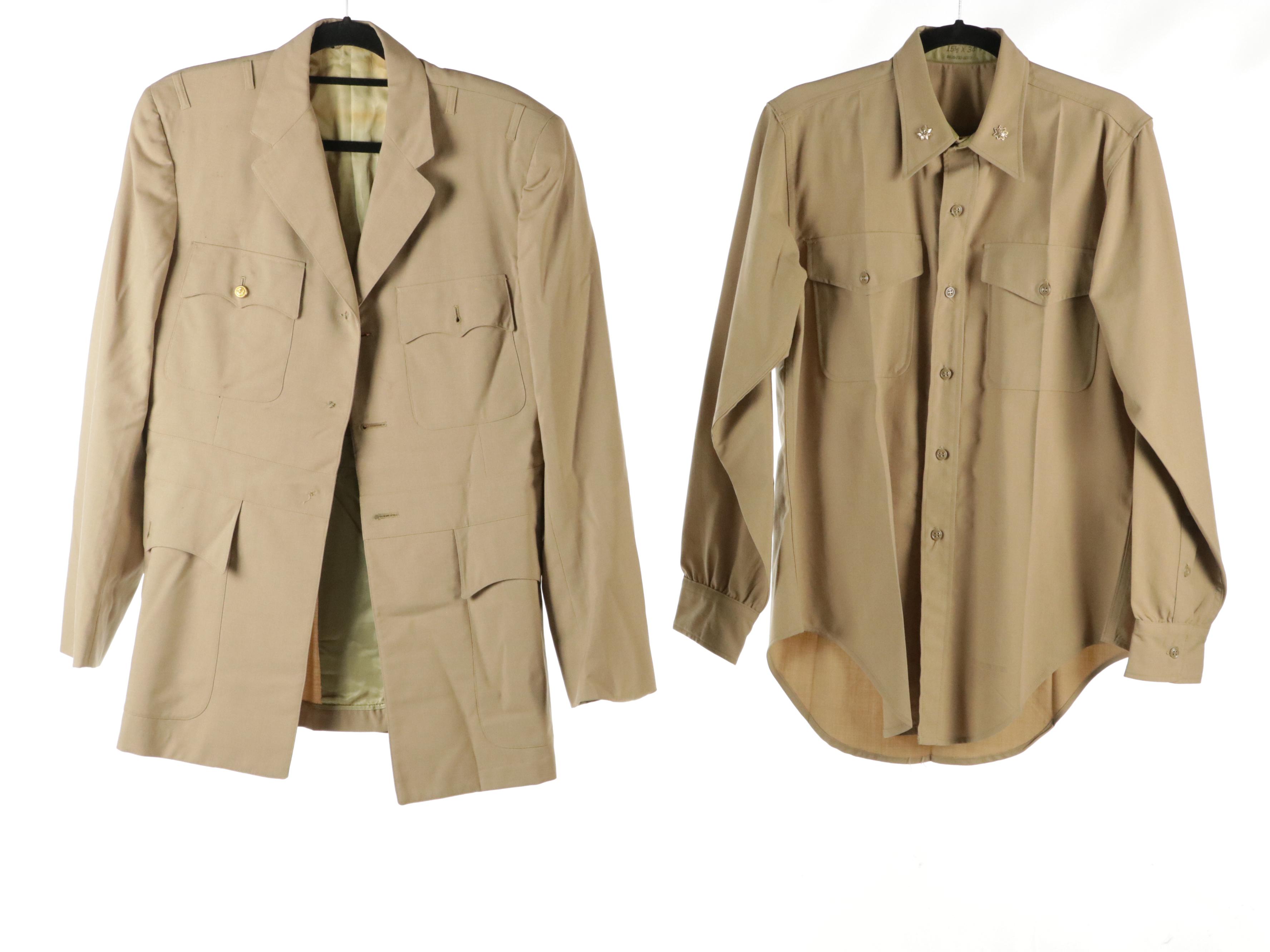 Vietnam Era USMC Blue Dress, Service, and Combat Utility/ERDL Uniforms