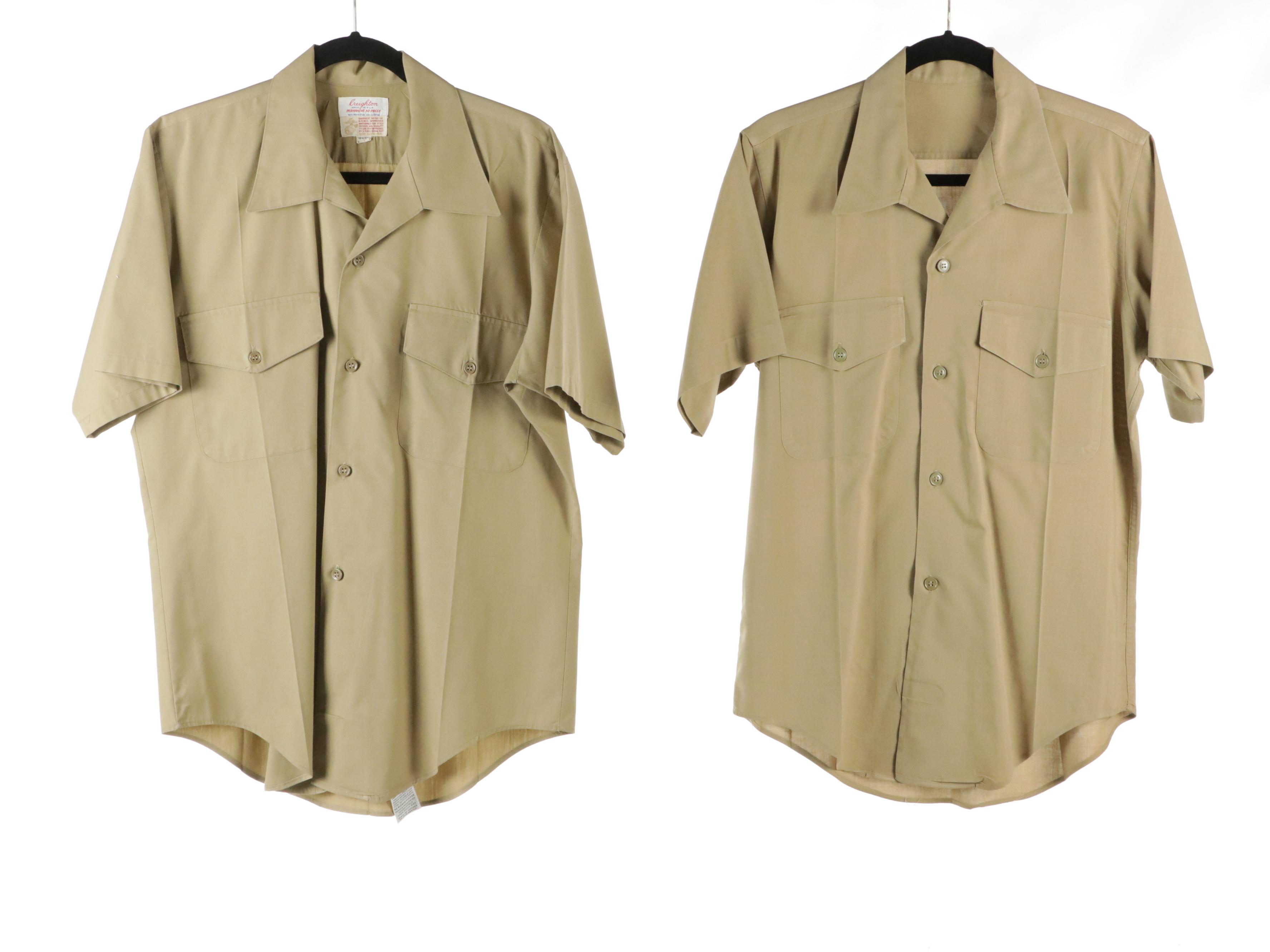 Vietnam Era USMC Blue Dress, Service, and Combat Utility/ERDL Uniforms