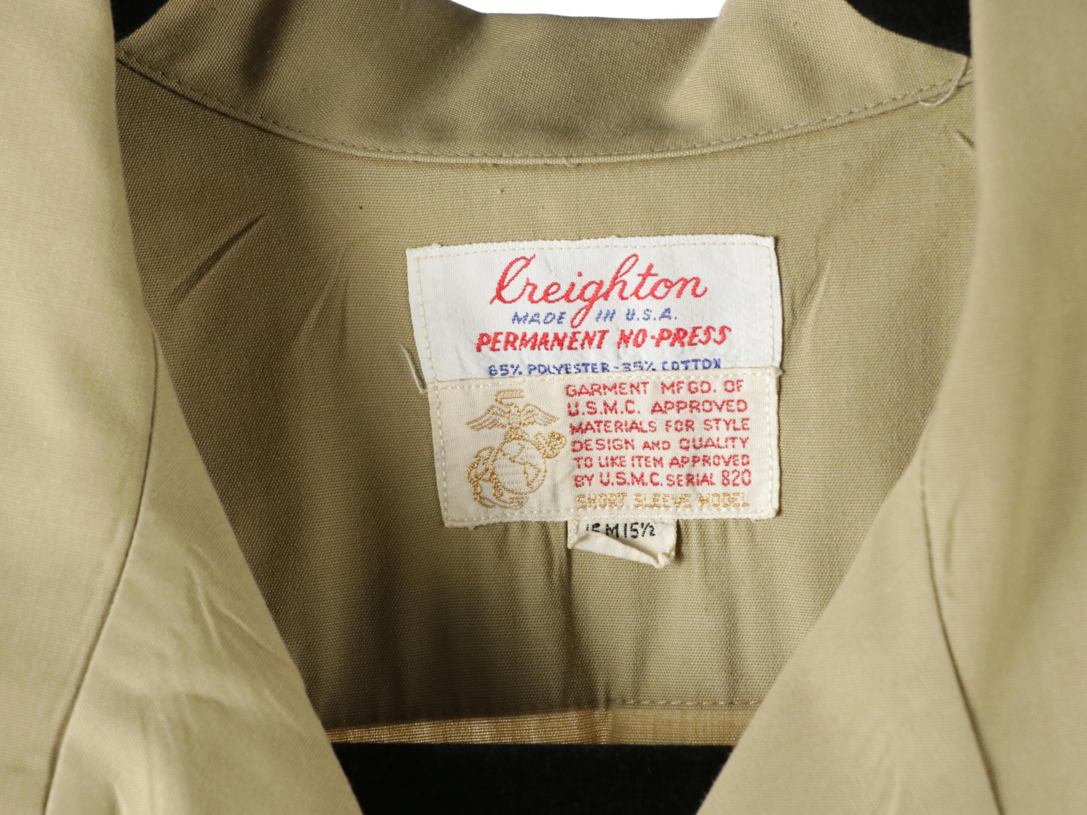 Vietnam Era USMC Blue Dress, Service, and Combat Utility/ERDL Uniforms