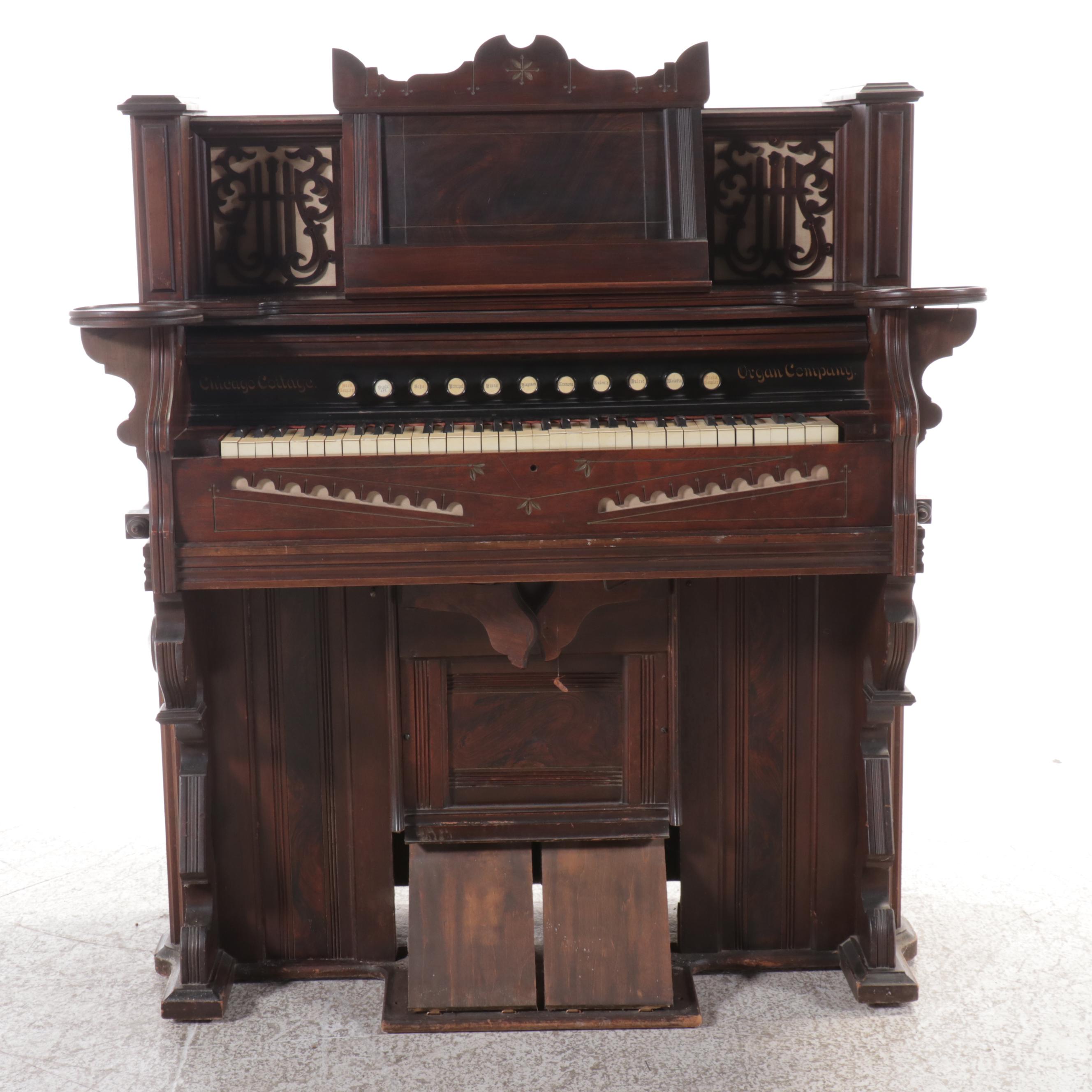 Chicago Cottage Mahogany Pedal Organ