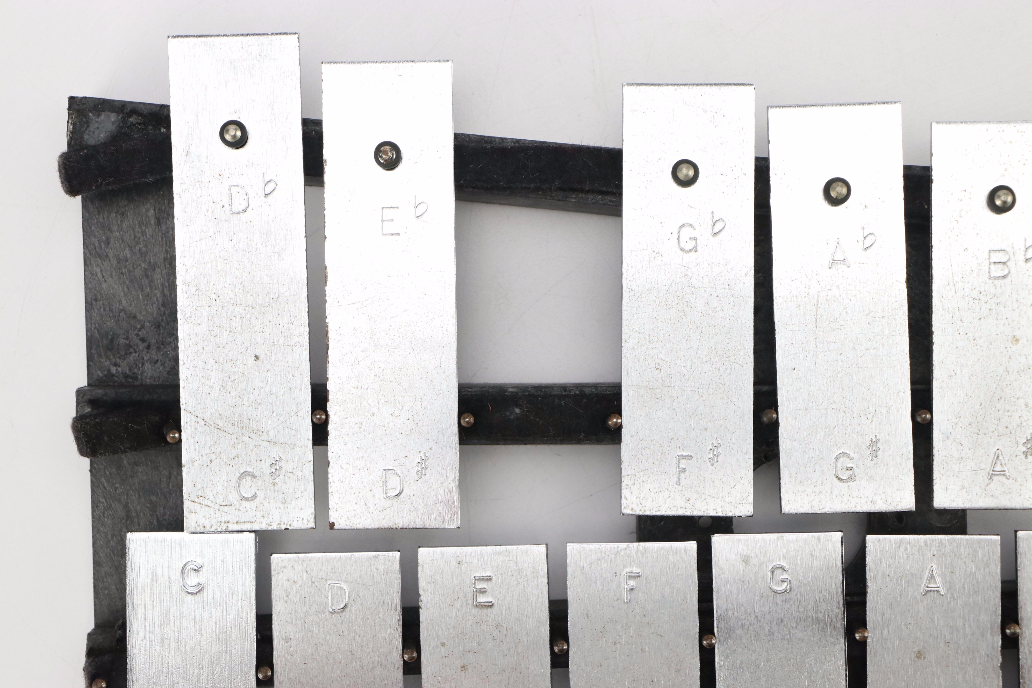 Vintage Glockenspiel with Plastic Case