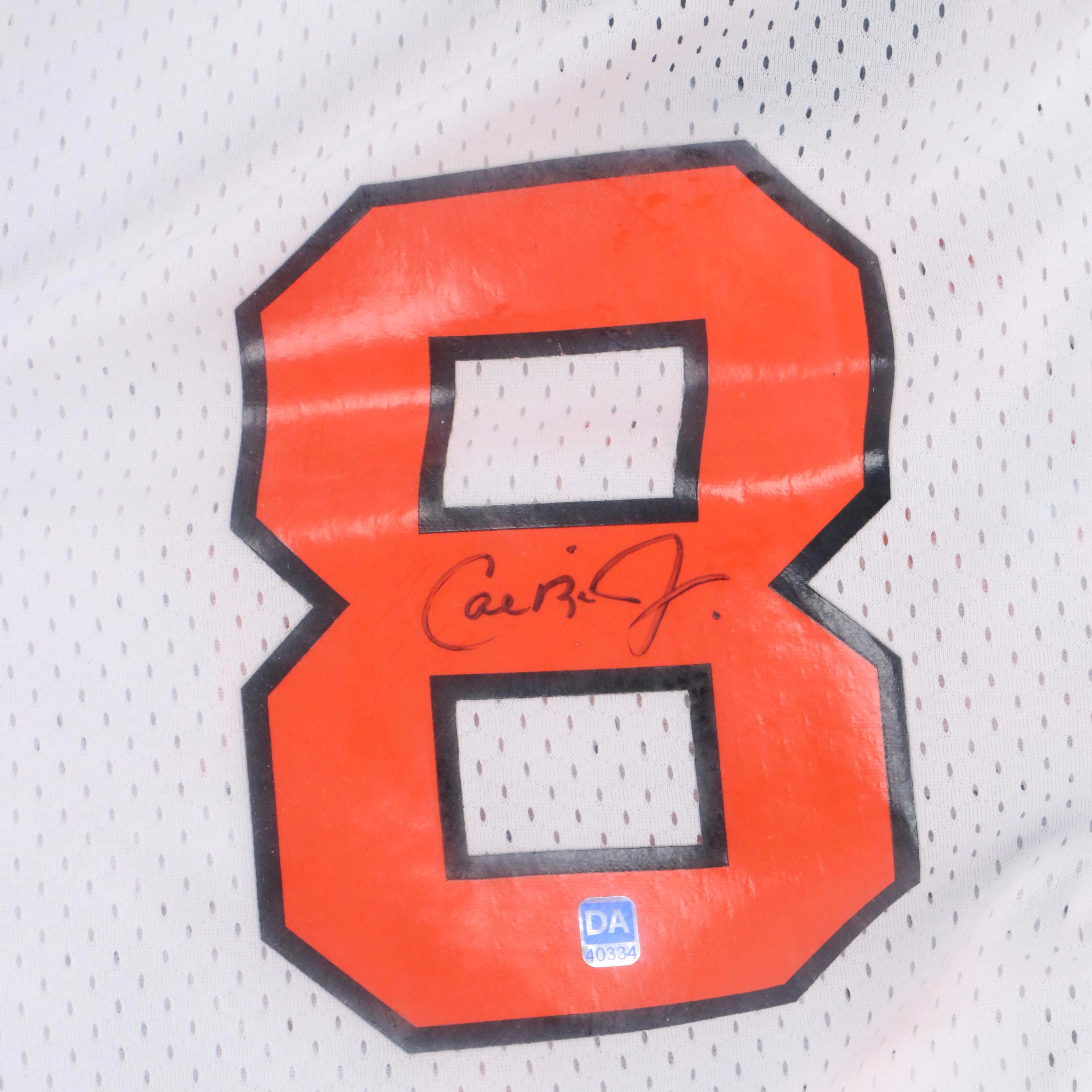 Cal Ripken Jr. Signed Baseball Jersey in Shadowbox Frame