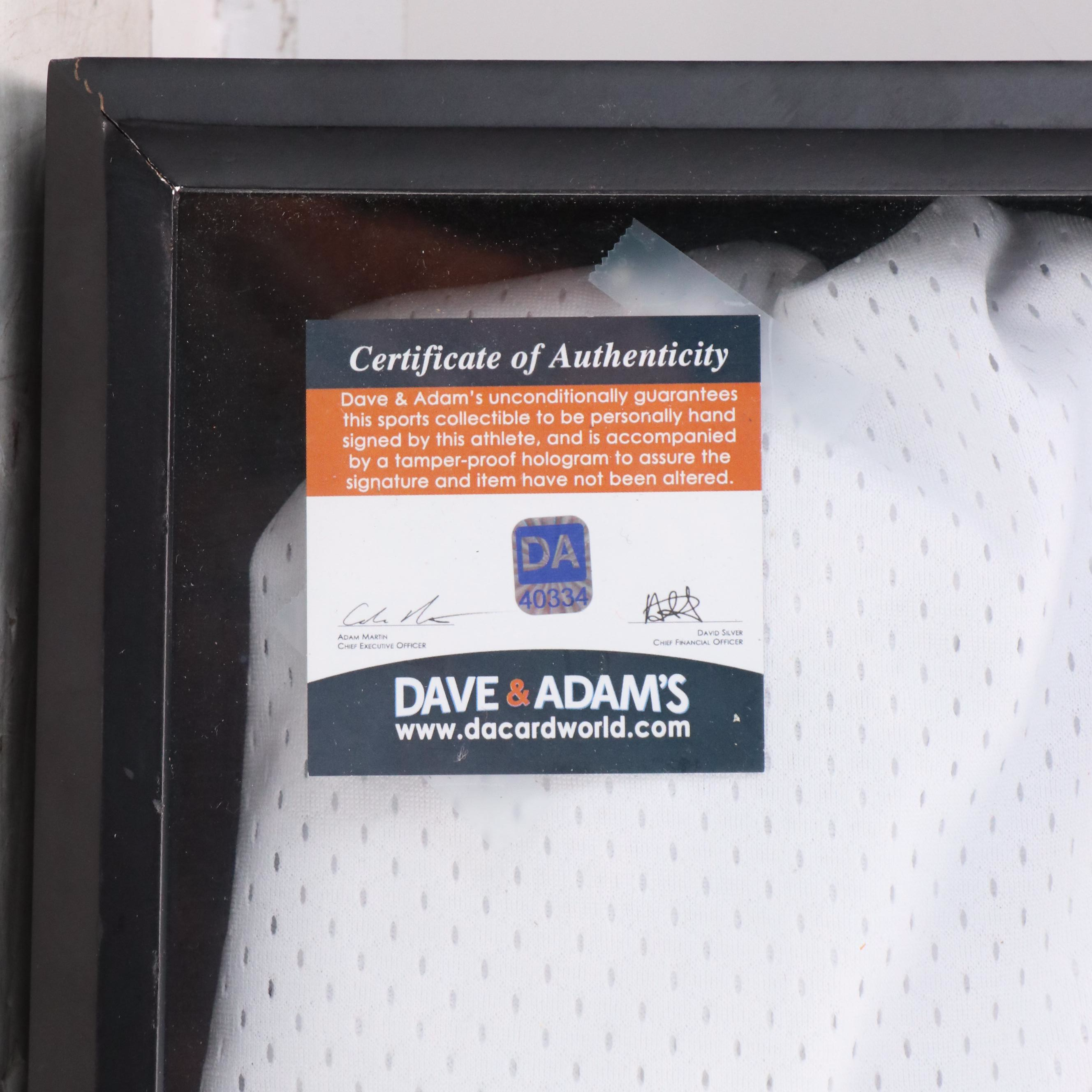 Cal Ripken Jr. Signed Baseball Jersey in Shadowbox Frame