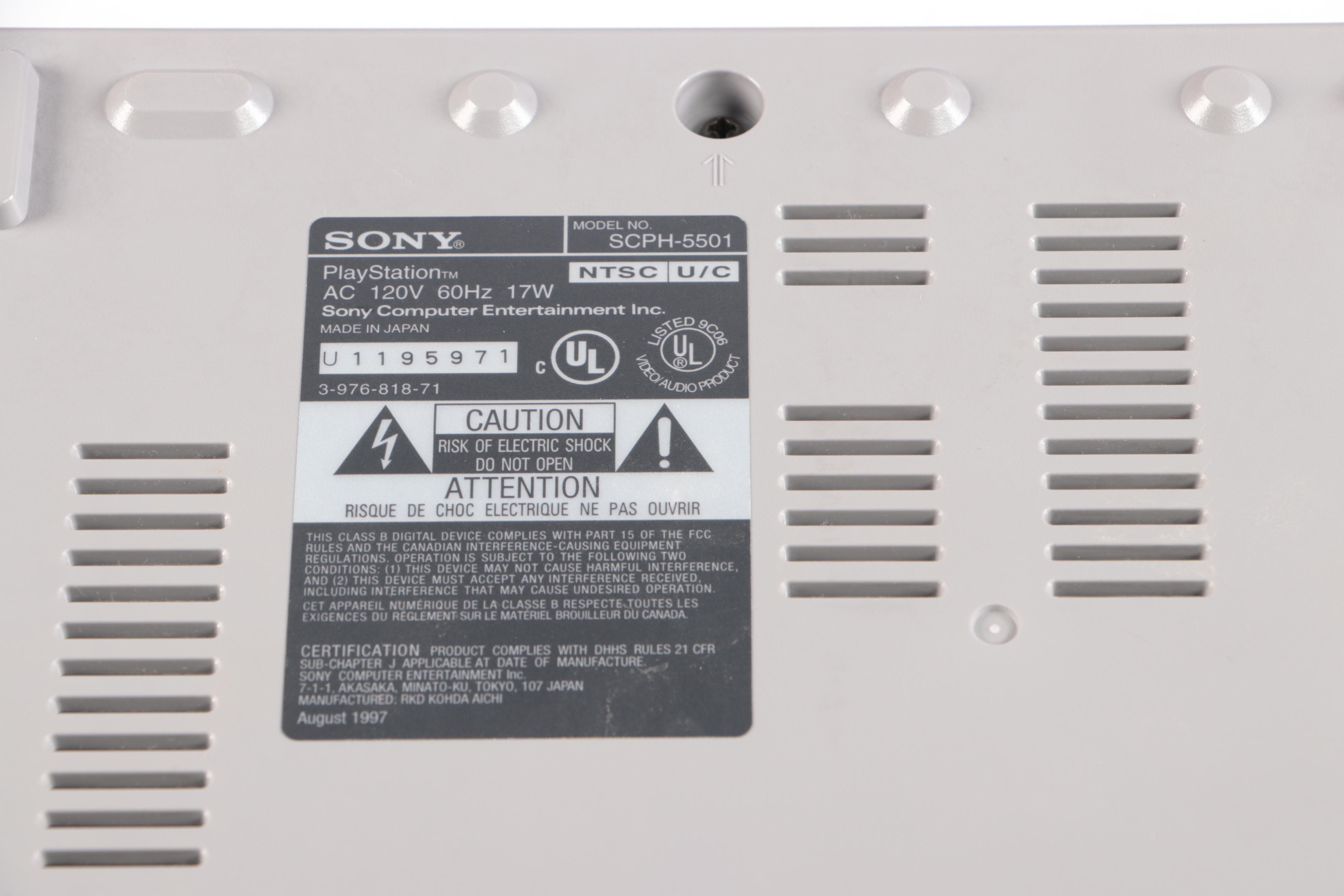 Sony Playstation, Super Nintendo, and Nintendo Gaming Systems with Games