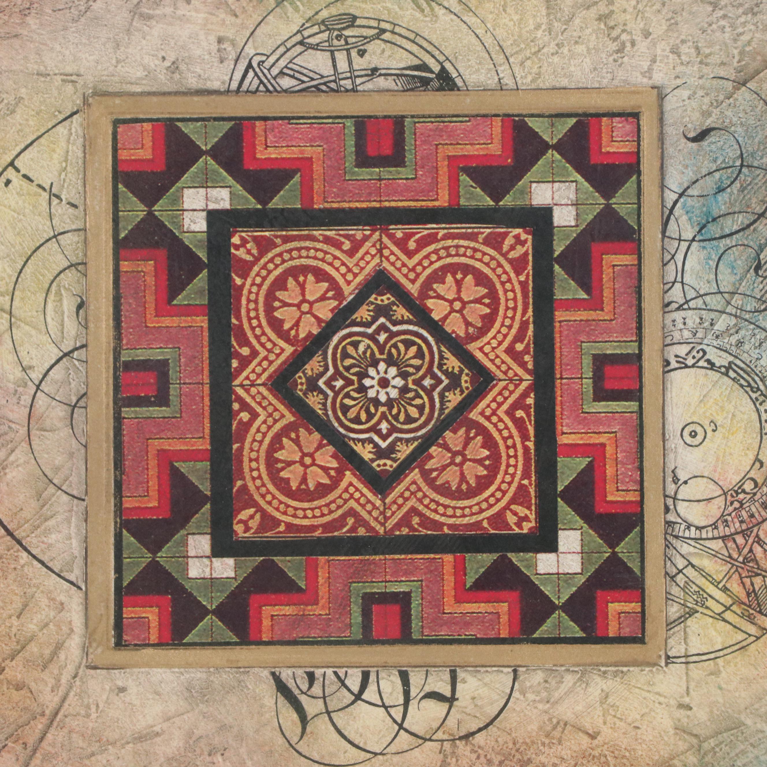 Embellished Photomechanical Print "Granada Suite # Twenty-Two," 1997