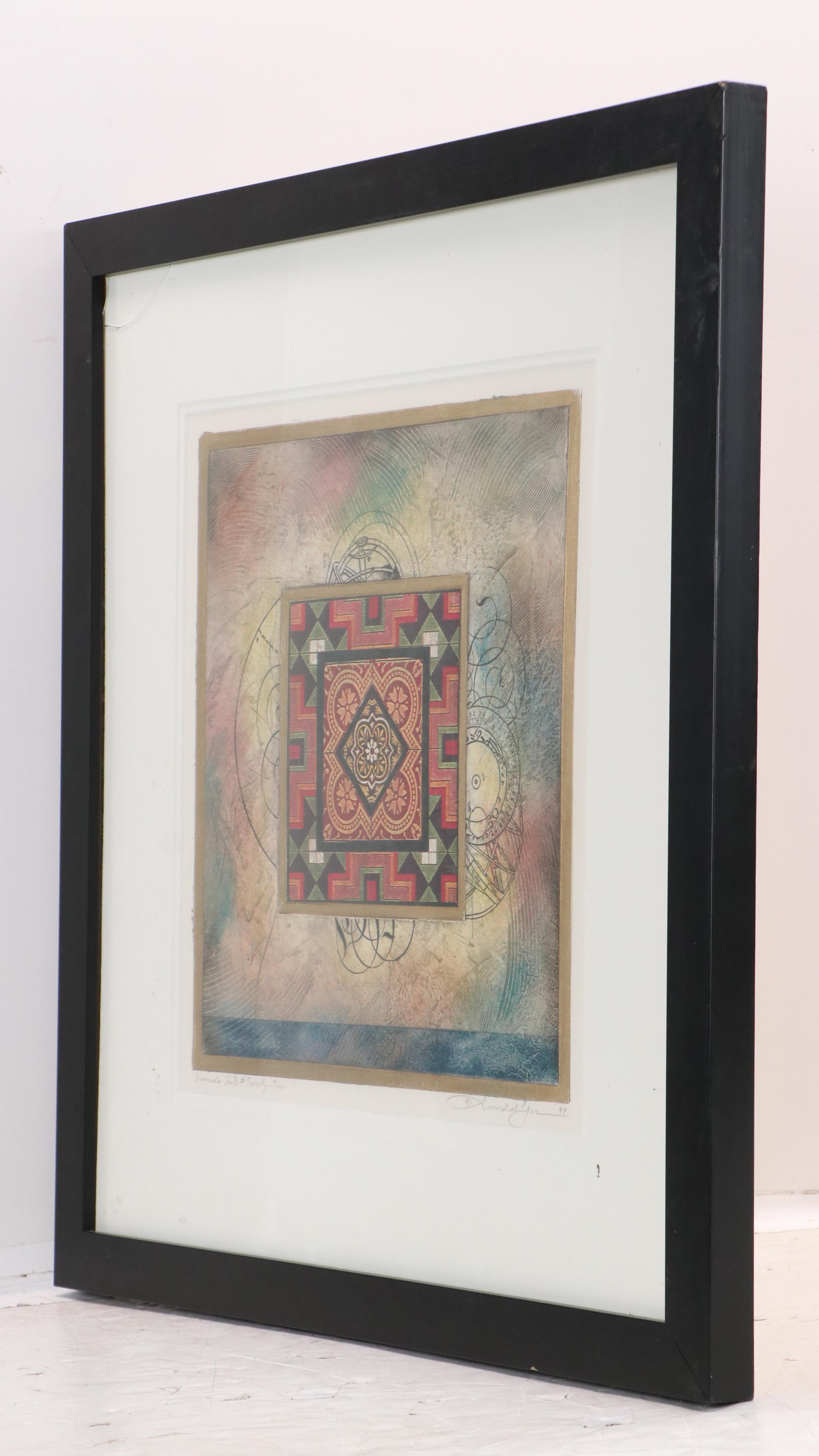 Embellished Photomechanical Print "Granada Suite # Twenty-Two," 1997